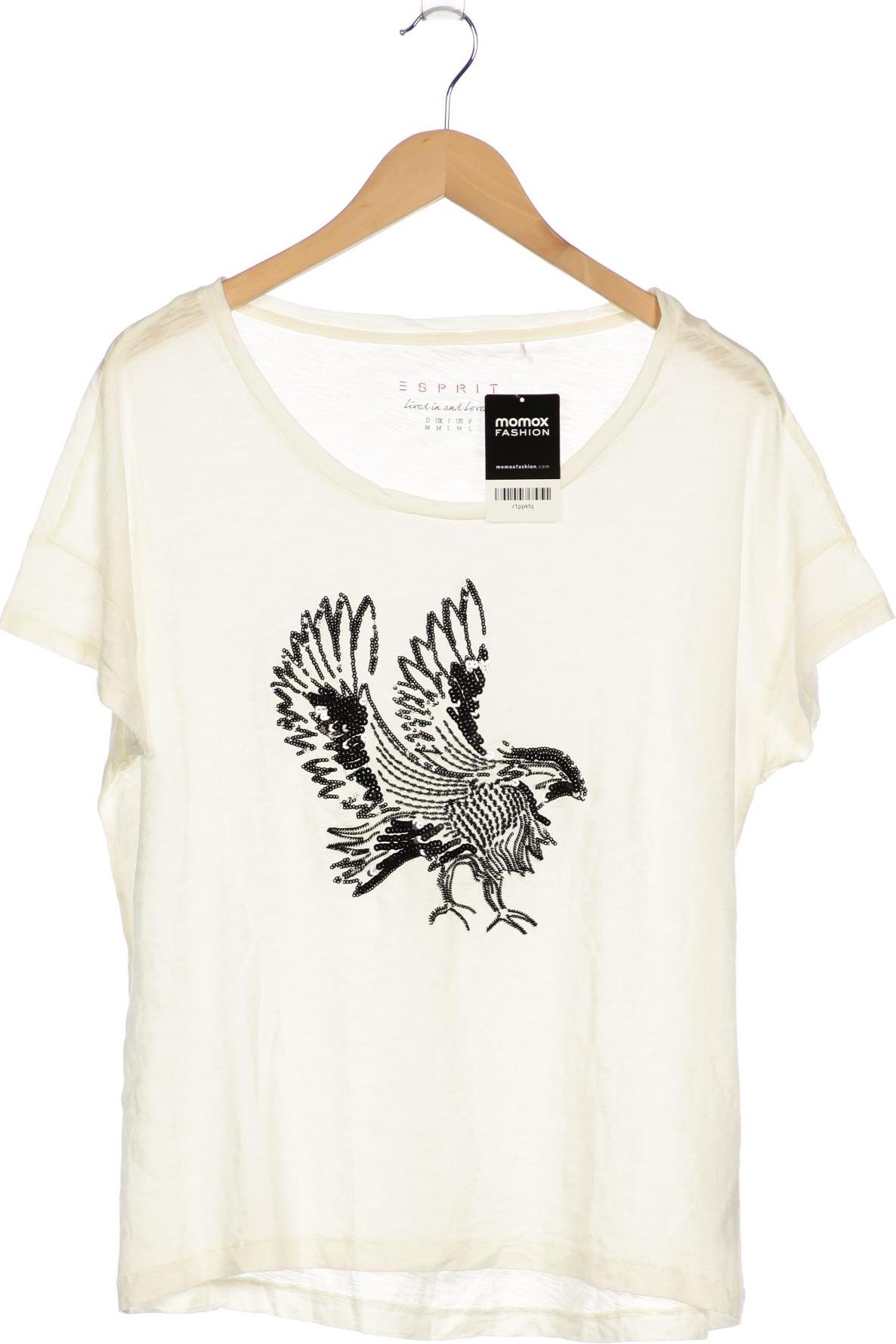 

Esprit Damen T-Shirt, cremeweiß, Gr. 38
