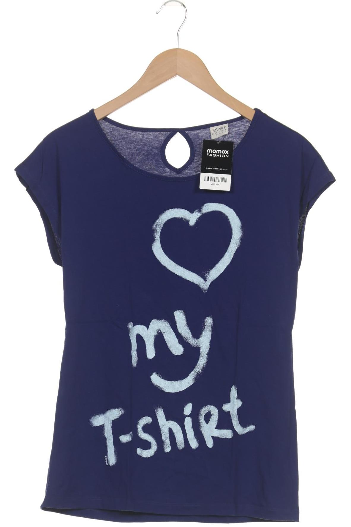 

Esprit Damen T-Shirt, blau, Gr. 42