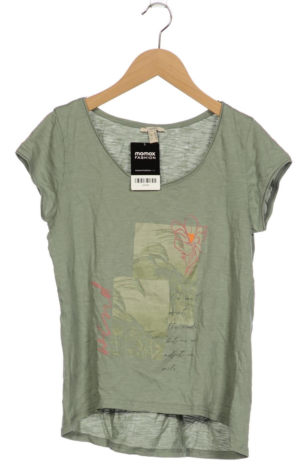 

Esprit Damen T-Shirt, grün, Gr. 34
