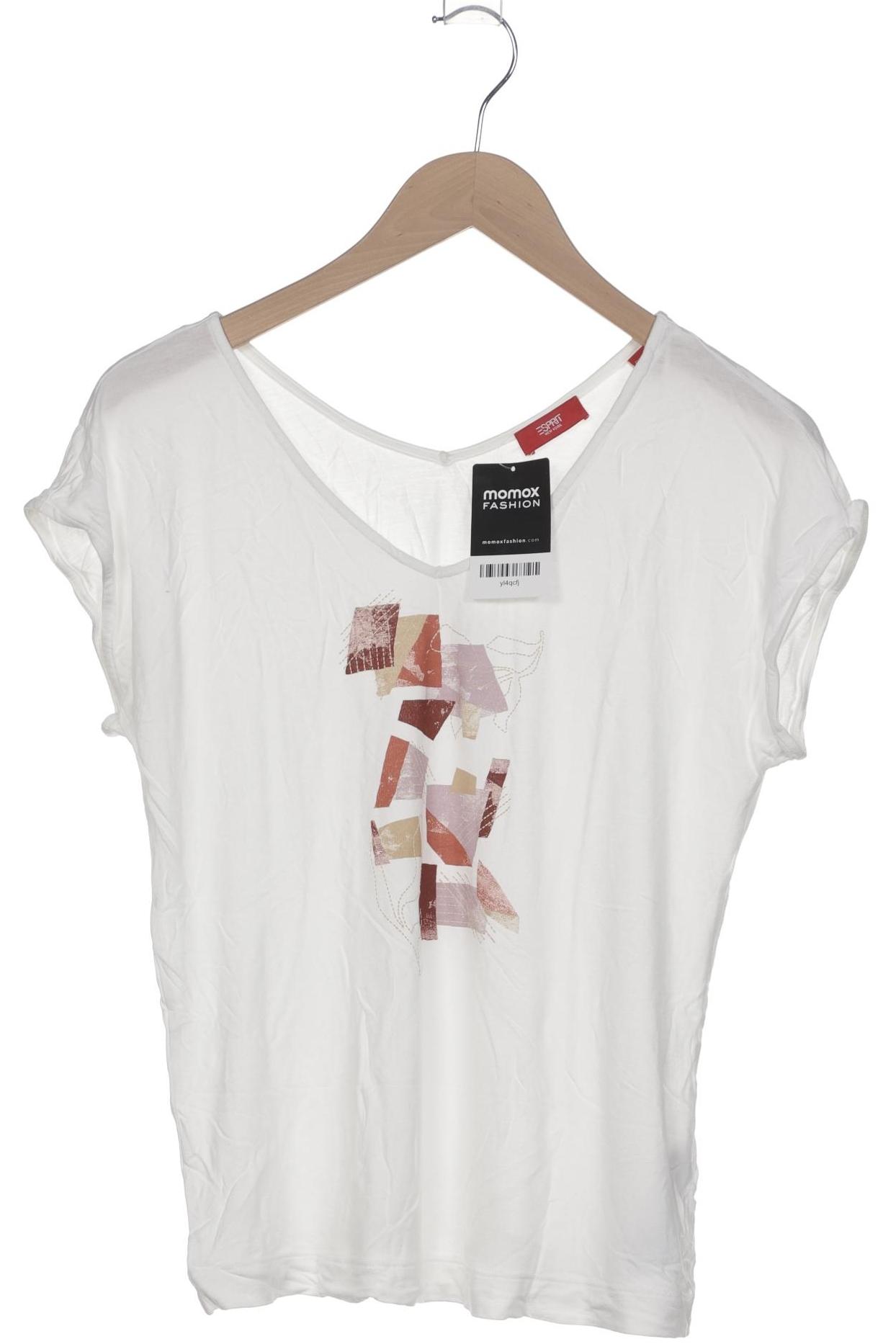 

Esprit Damen T-Shirt, weiß, Gr. 38