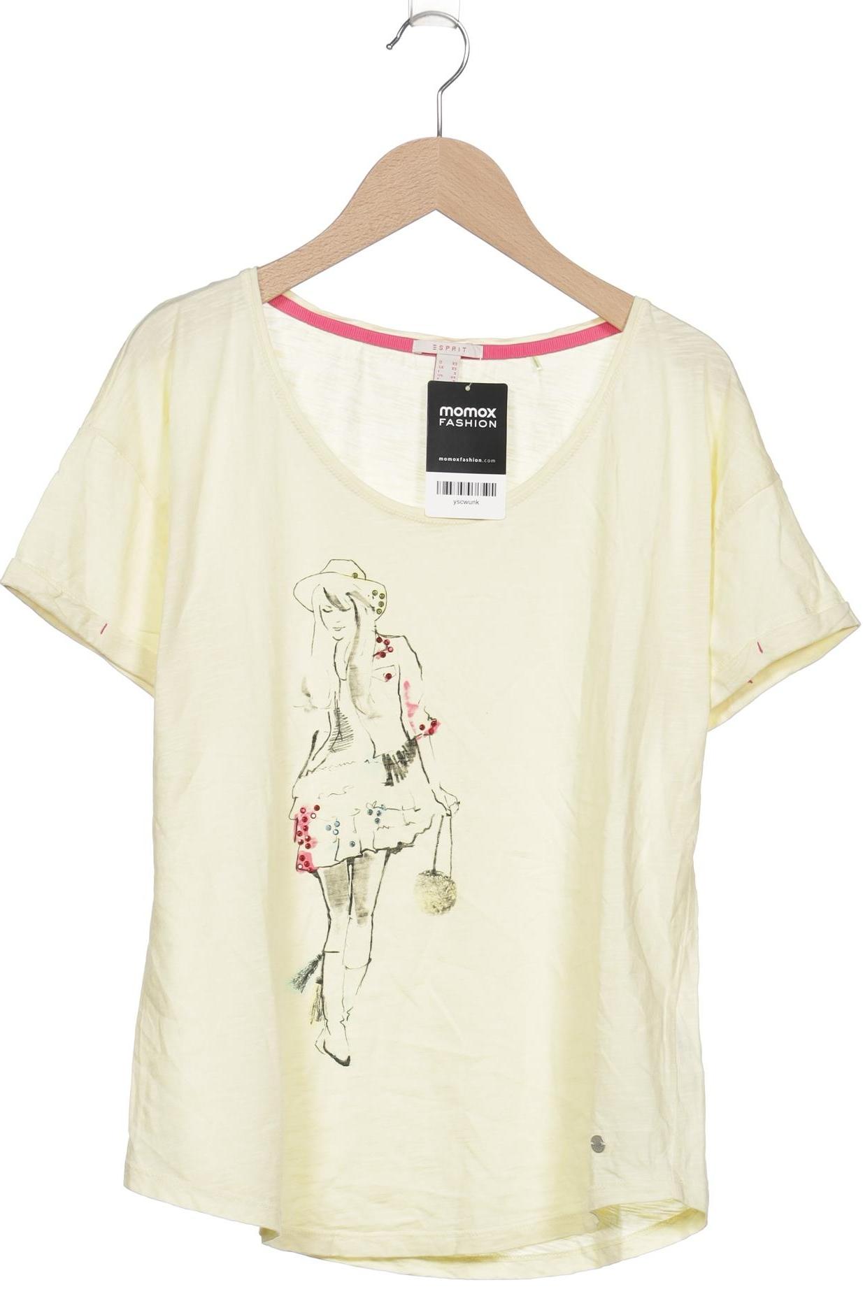 

Esprit Damen T-Shirt, gelb, Gr. 34