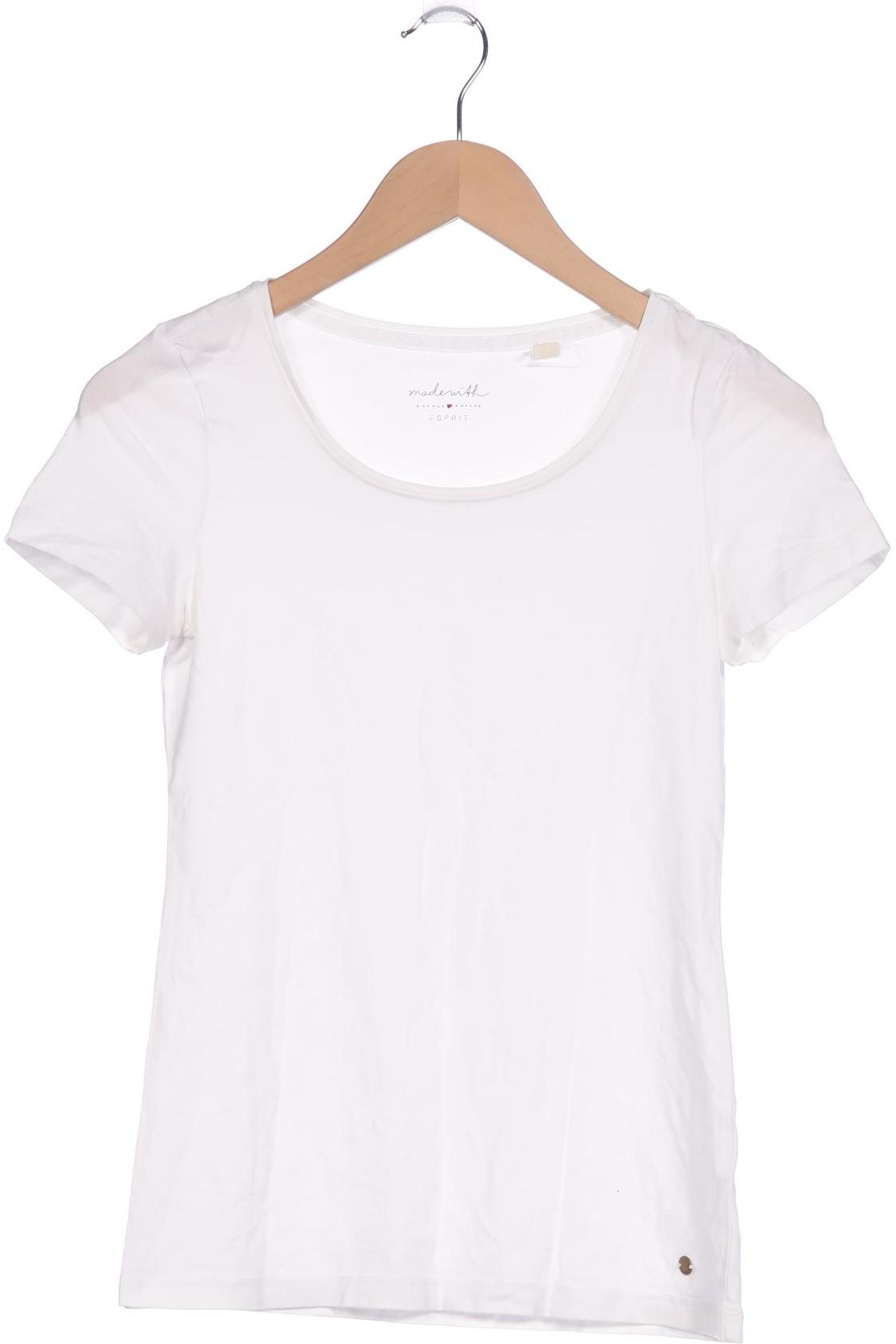 

Esprit Damen T-Shirt, weiß, Gr. 34