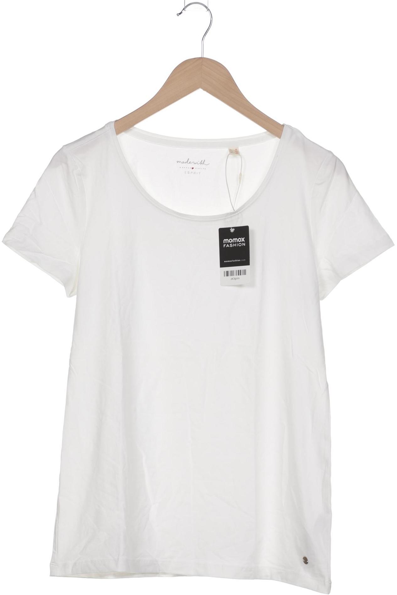 

Esprit Damen T-Shirt, weiß, Gr. 44