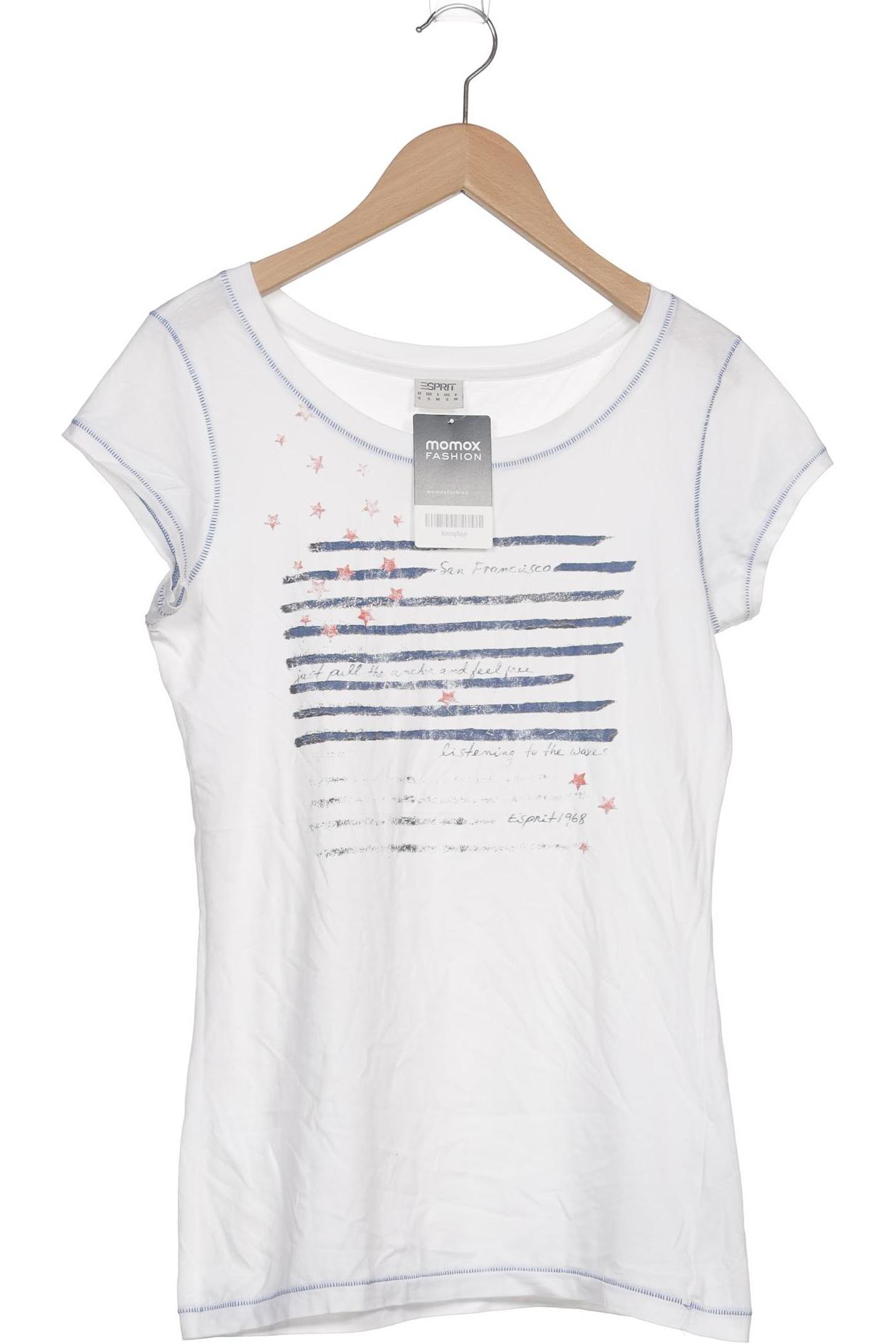 

Esprit Damen T-Shirt, weiß, Gr. 36