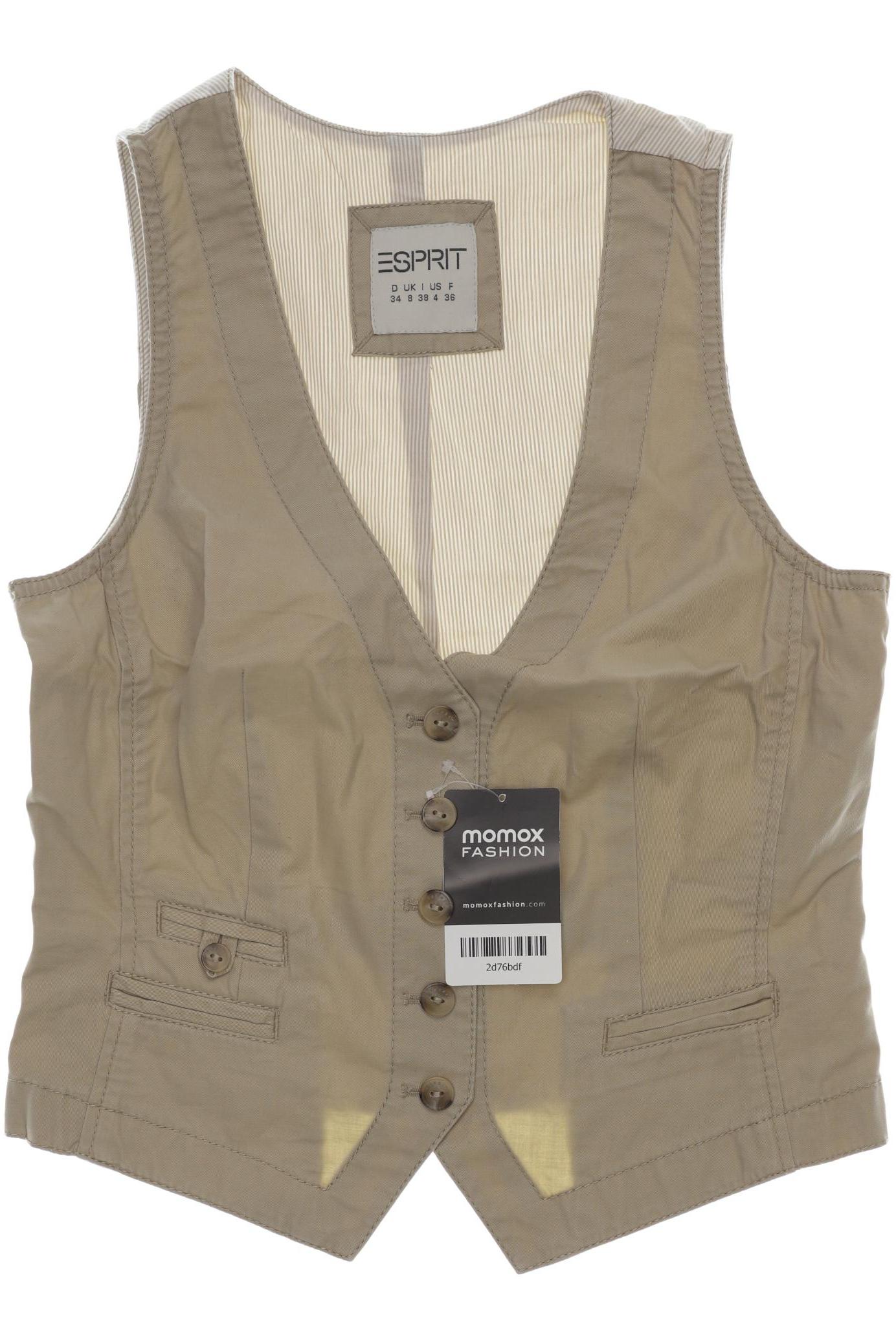 

Esprit Damen Weste, beige, Gr. 34