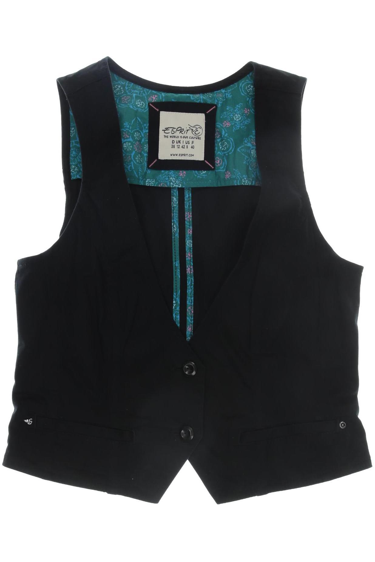 

Esprit Damen Weste, schwarz, Gr. 38