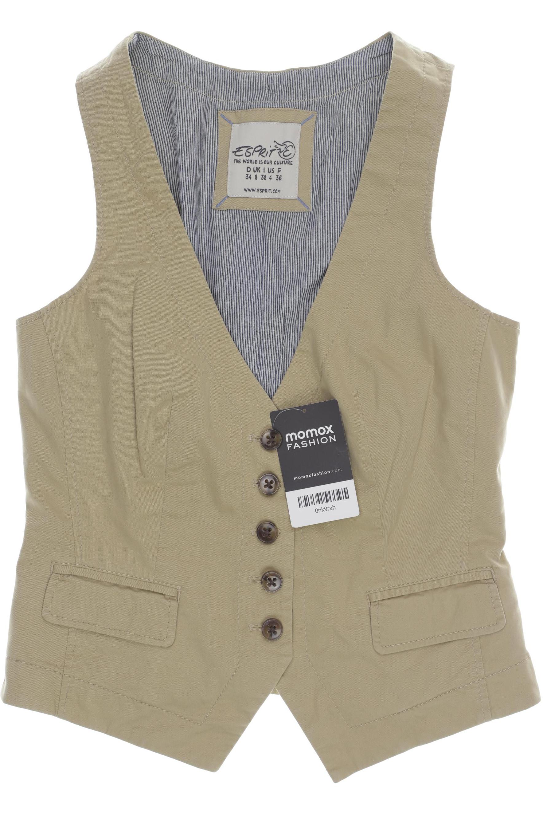 

Esprit Damen Weste, beige, Gr. 34