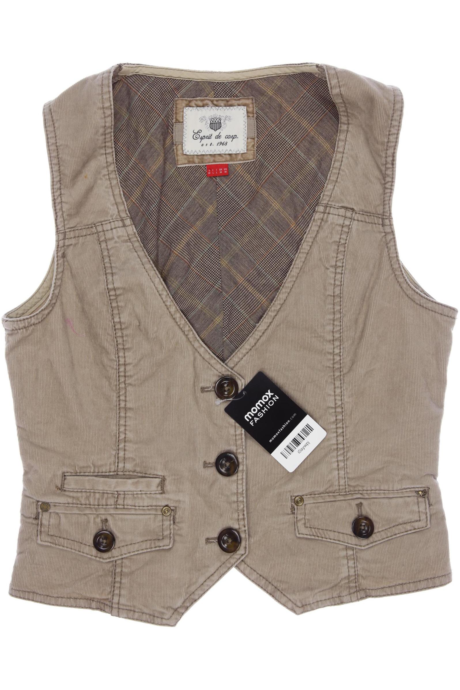

Esprit Damen Weste, beige, Gr. 38