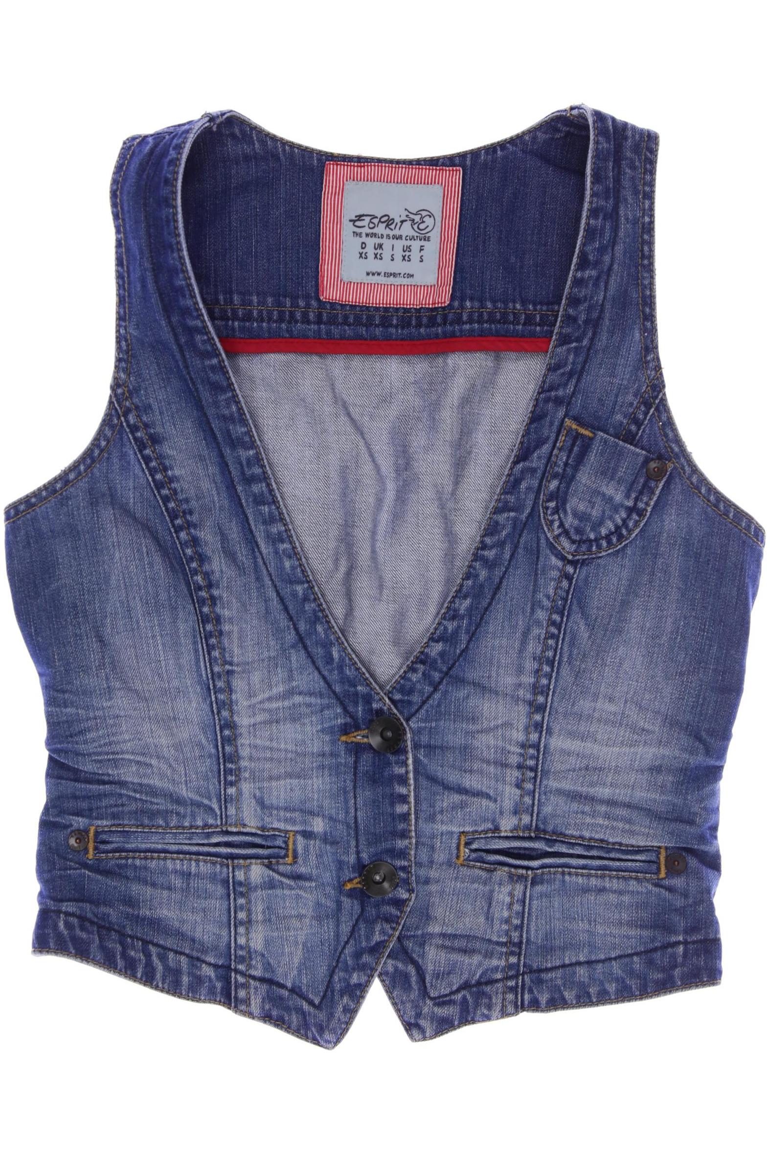 

Esprit Damen Weste, blau, Gr. 34