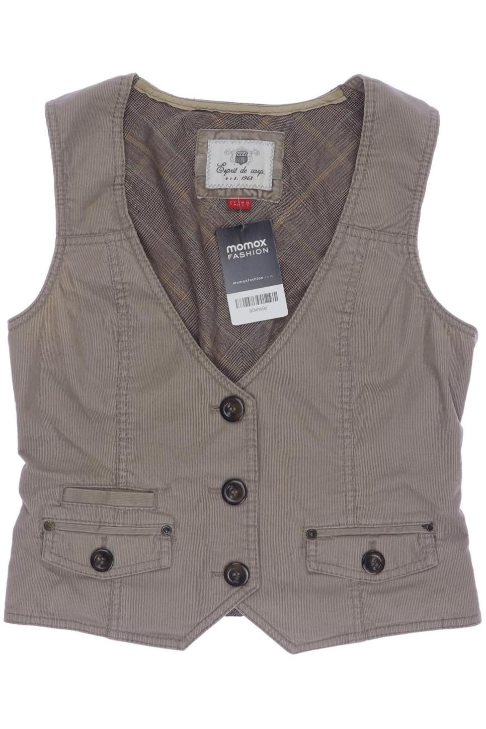 

Esprit Damen Weste, beige, Gr. 36
