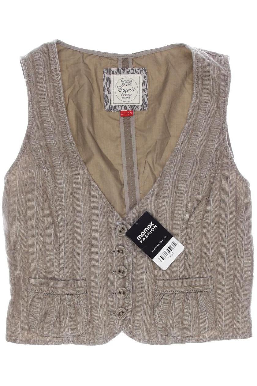 

Esprit Damen Weste, beige, Gr. 38