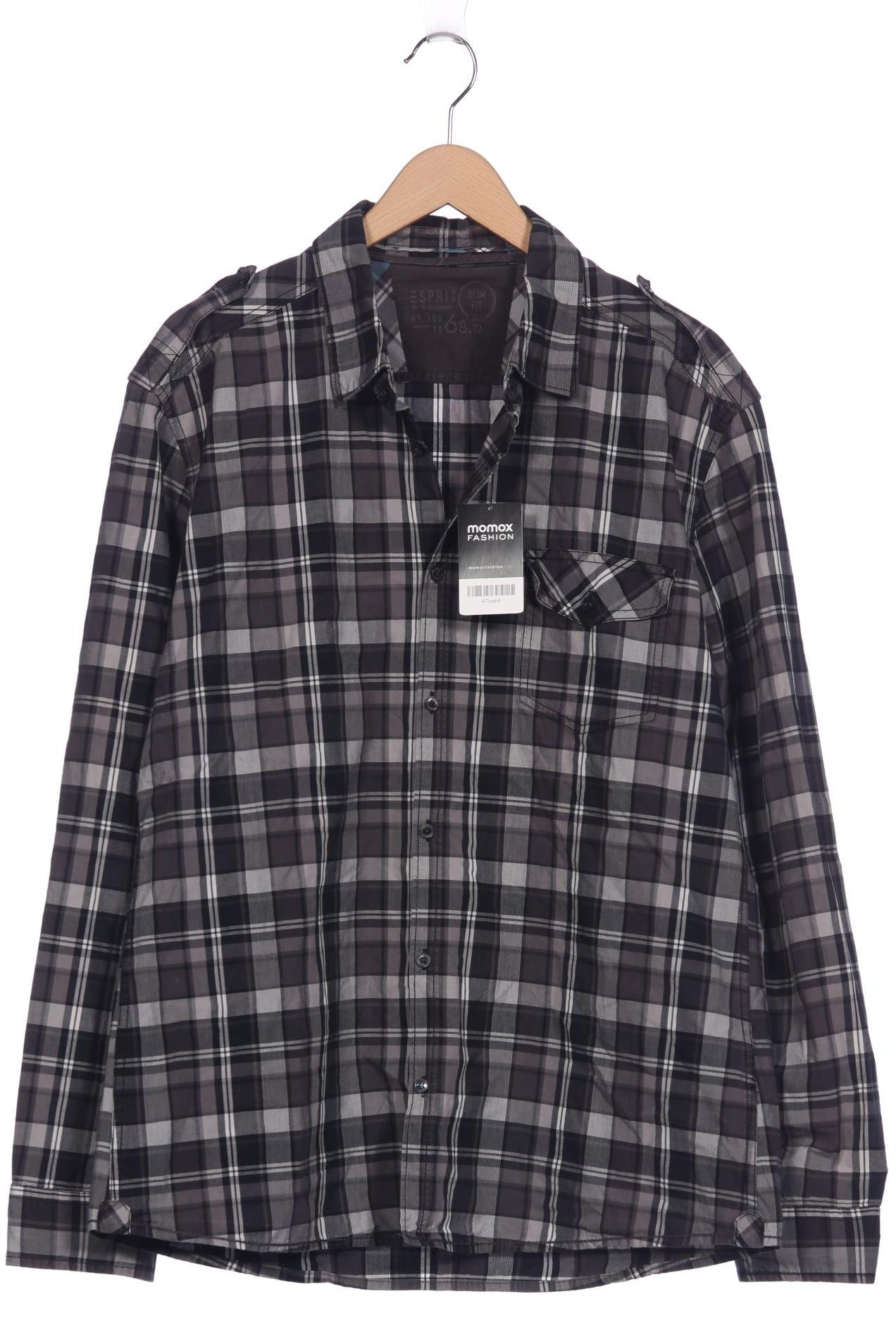

Esprit Herren Hemd, grau, Gr. 56