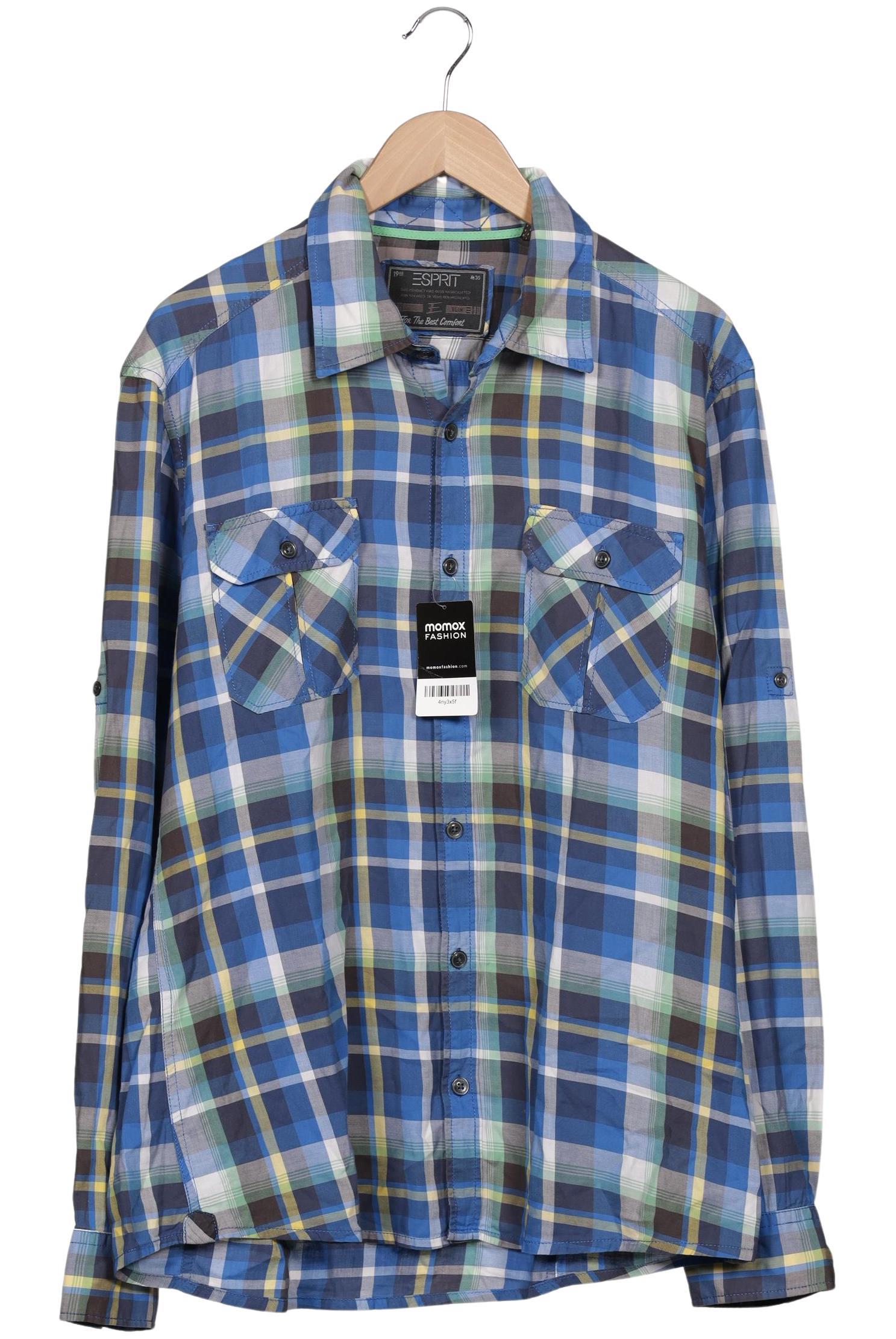 

Esprit Herren Hemd, blau, Gr. 56