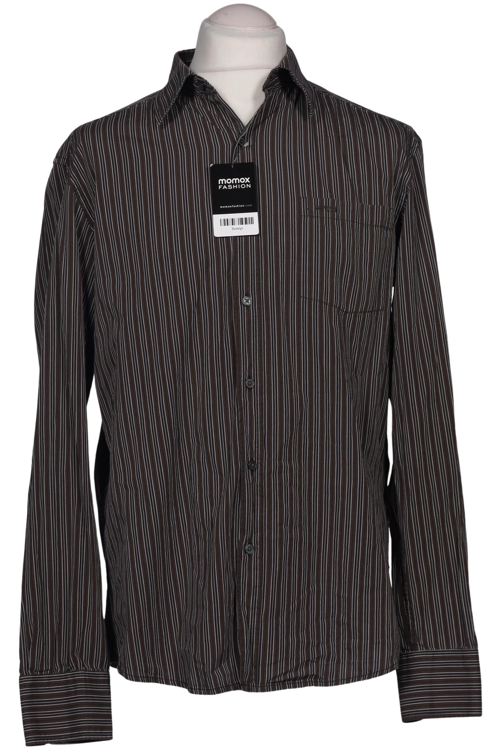 

Esprit Herren Hemd, braun, Gr. 52
