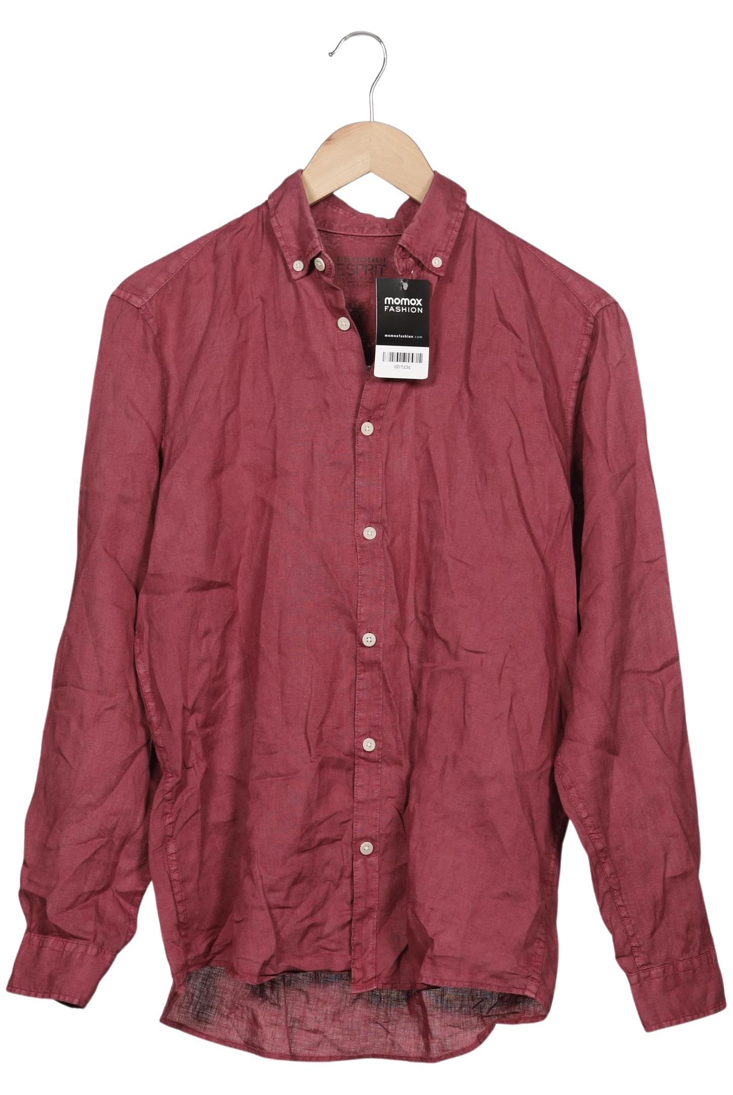 

Esprit Herren Hemd, bordeaux, Gr. 46