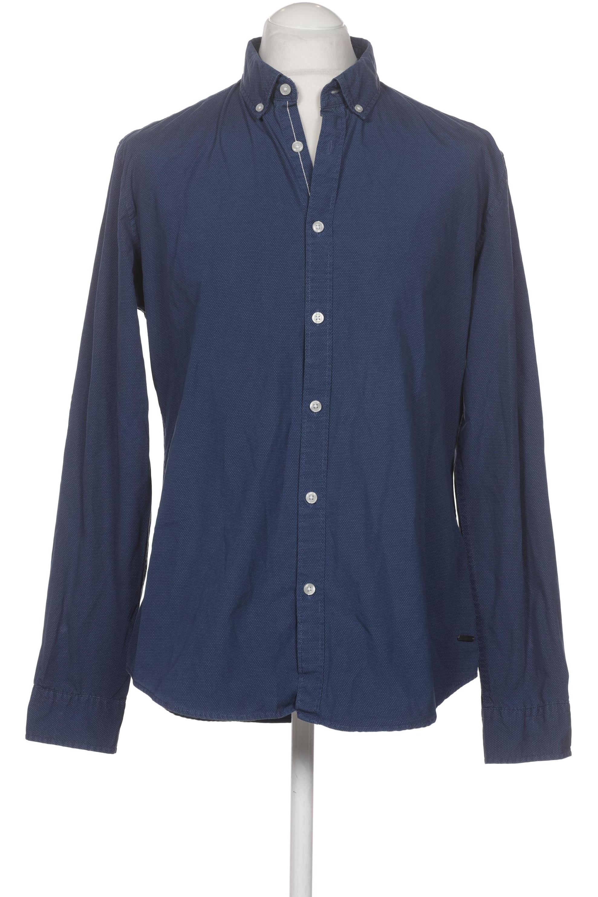 

Esprit Herren Hemd, blau, Gr. 52