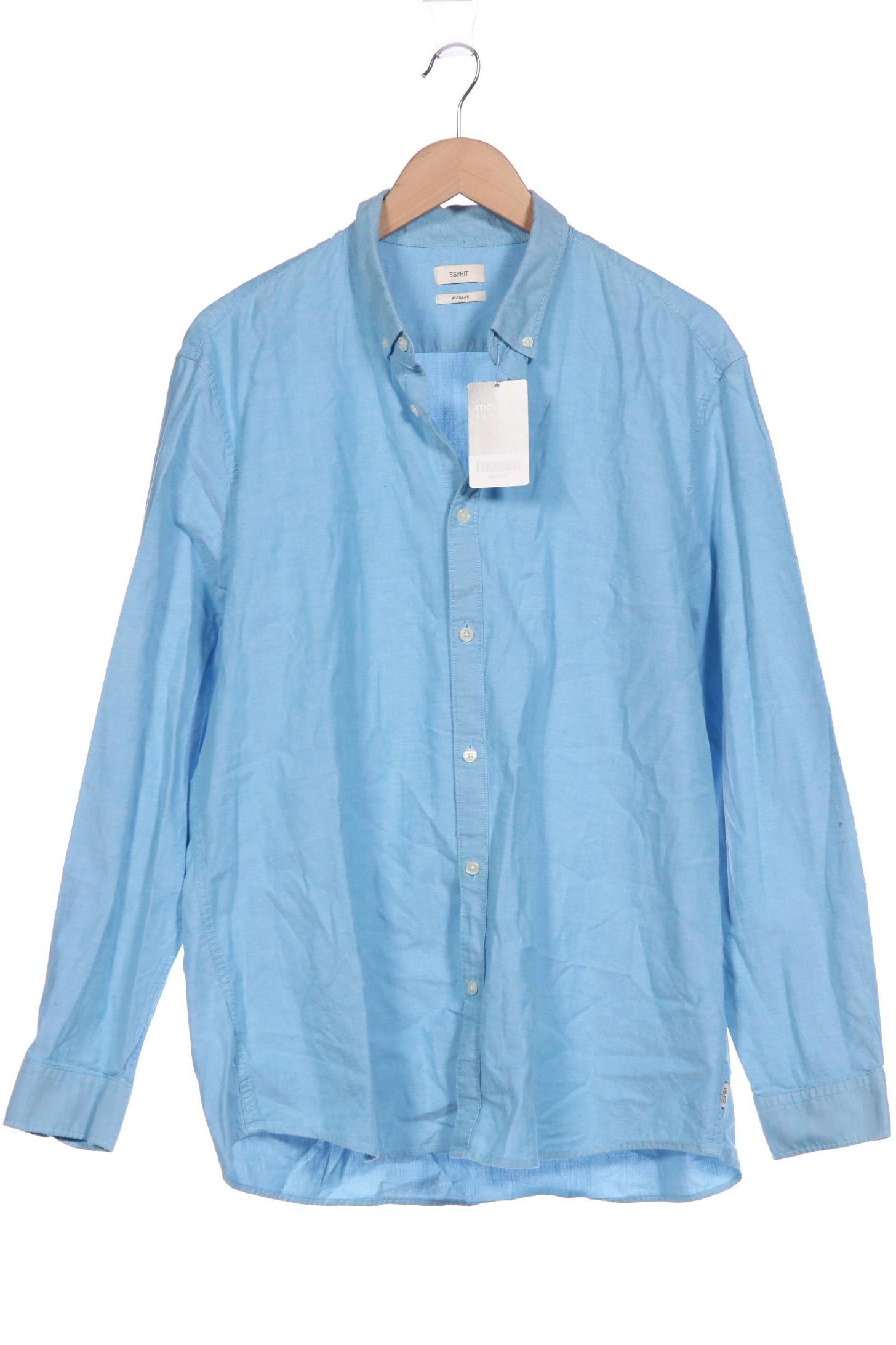 

Esprit Herren Hemd, blau, Gr. 56