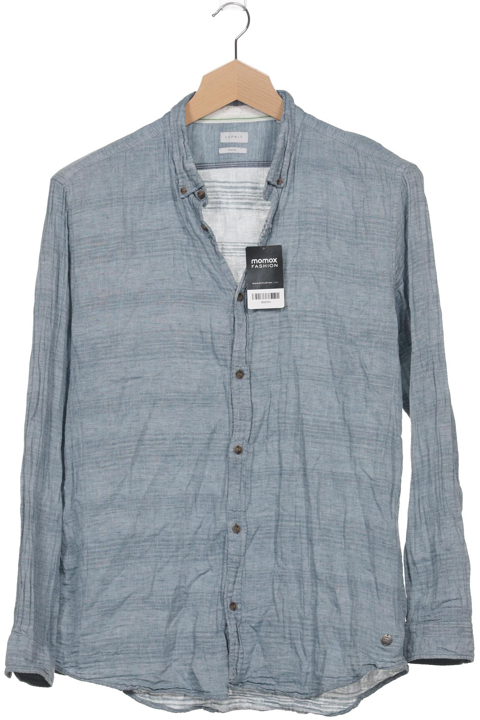 

Esprit Herren Hemd, blau, Gr. 56