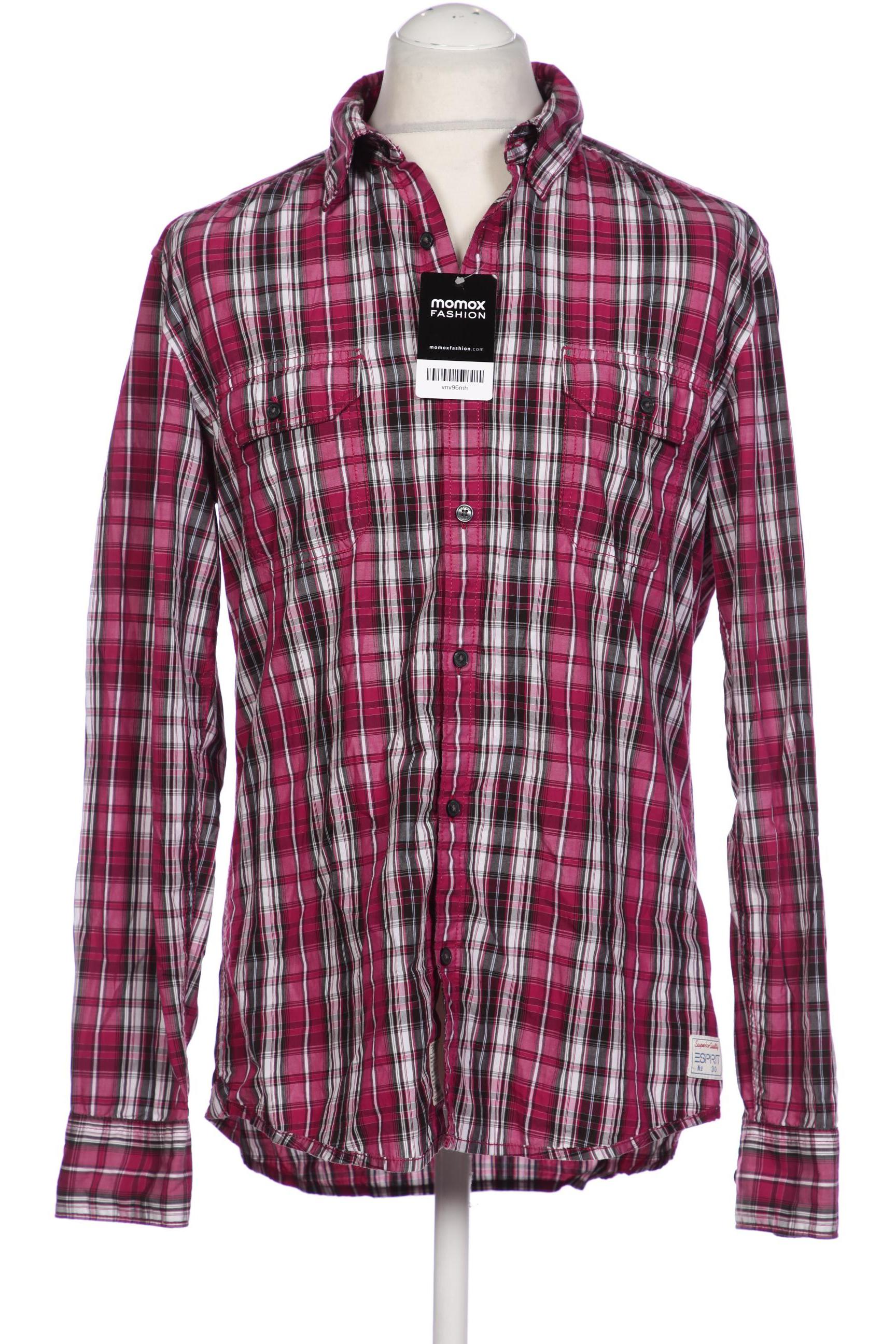 

Esprit Herren Hemd, pink, Gr. 52