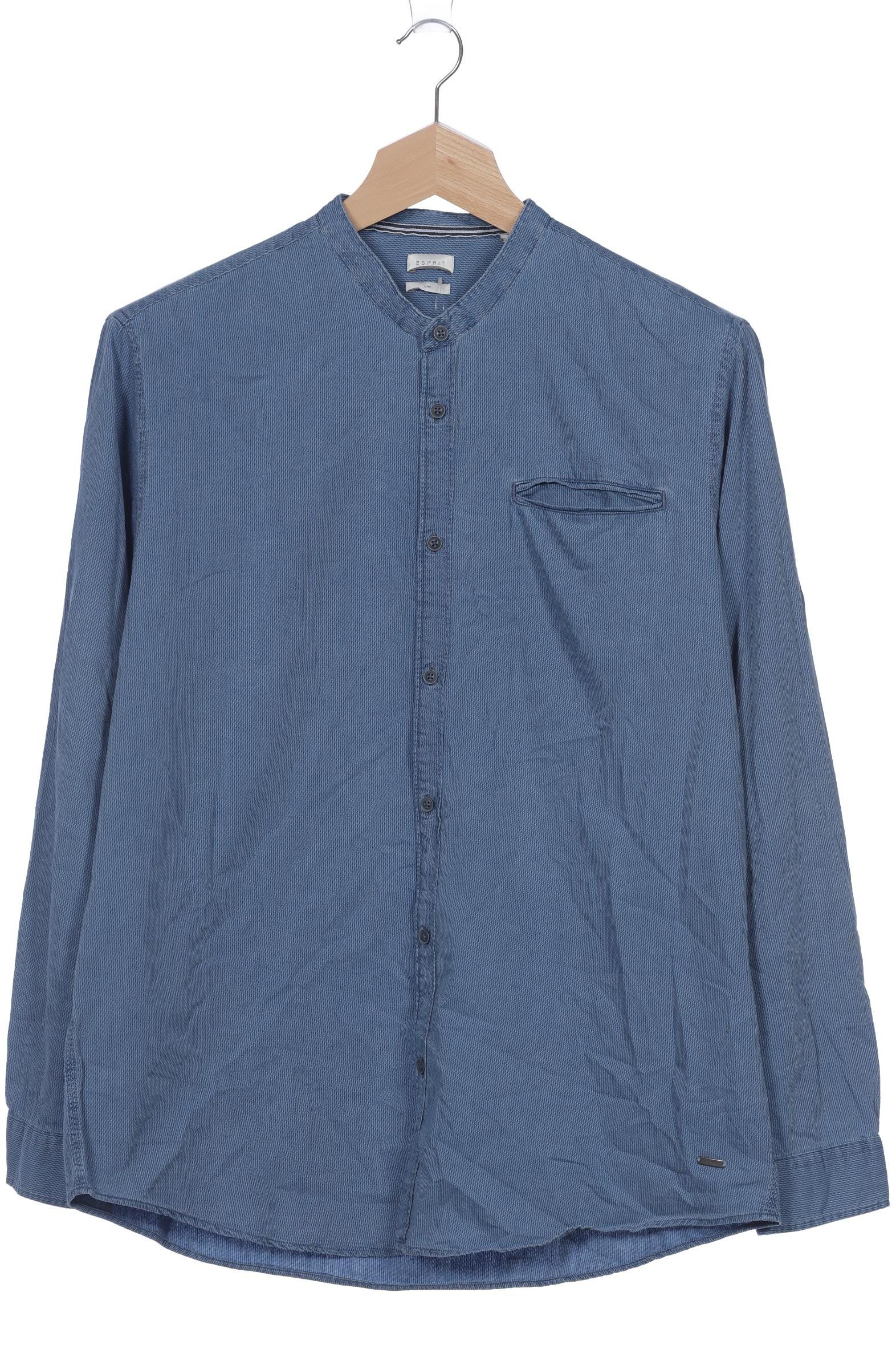 

Esprit Herren Hemd, blau, Gr. 56