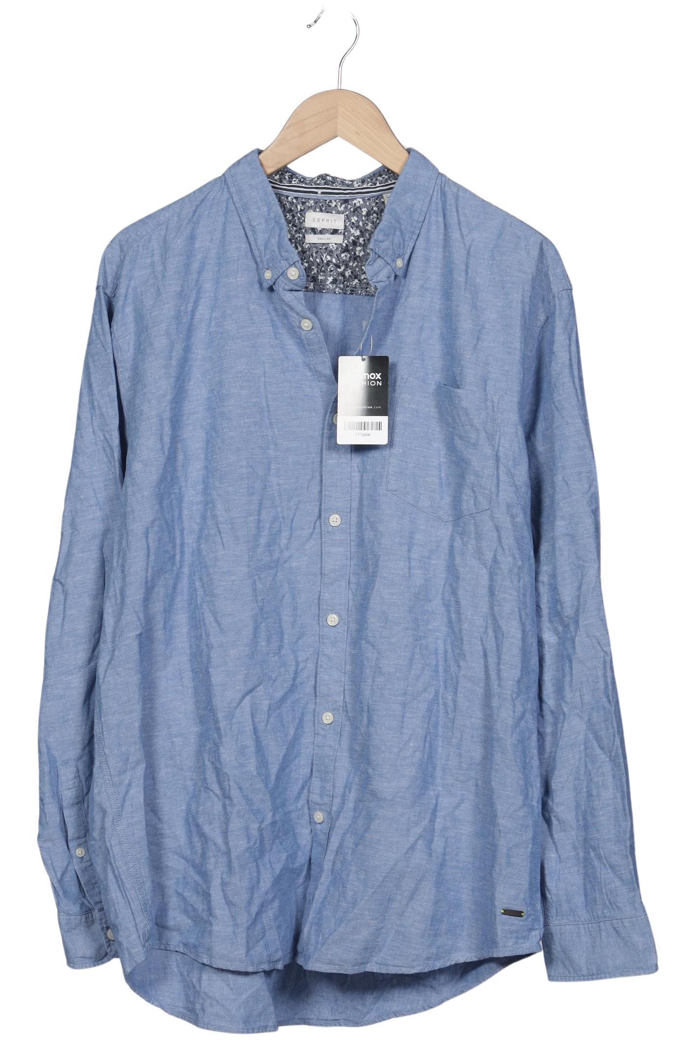 

Esprit Herren Hemd, blau, Gr. 56
