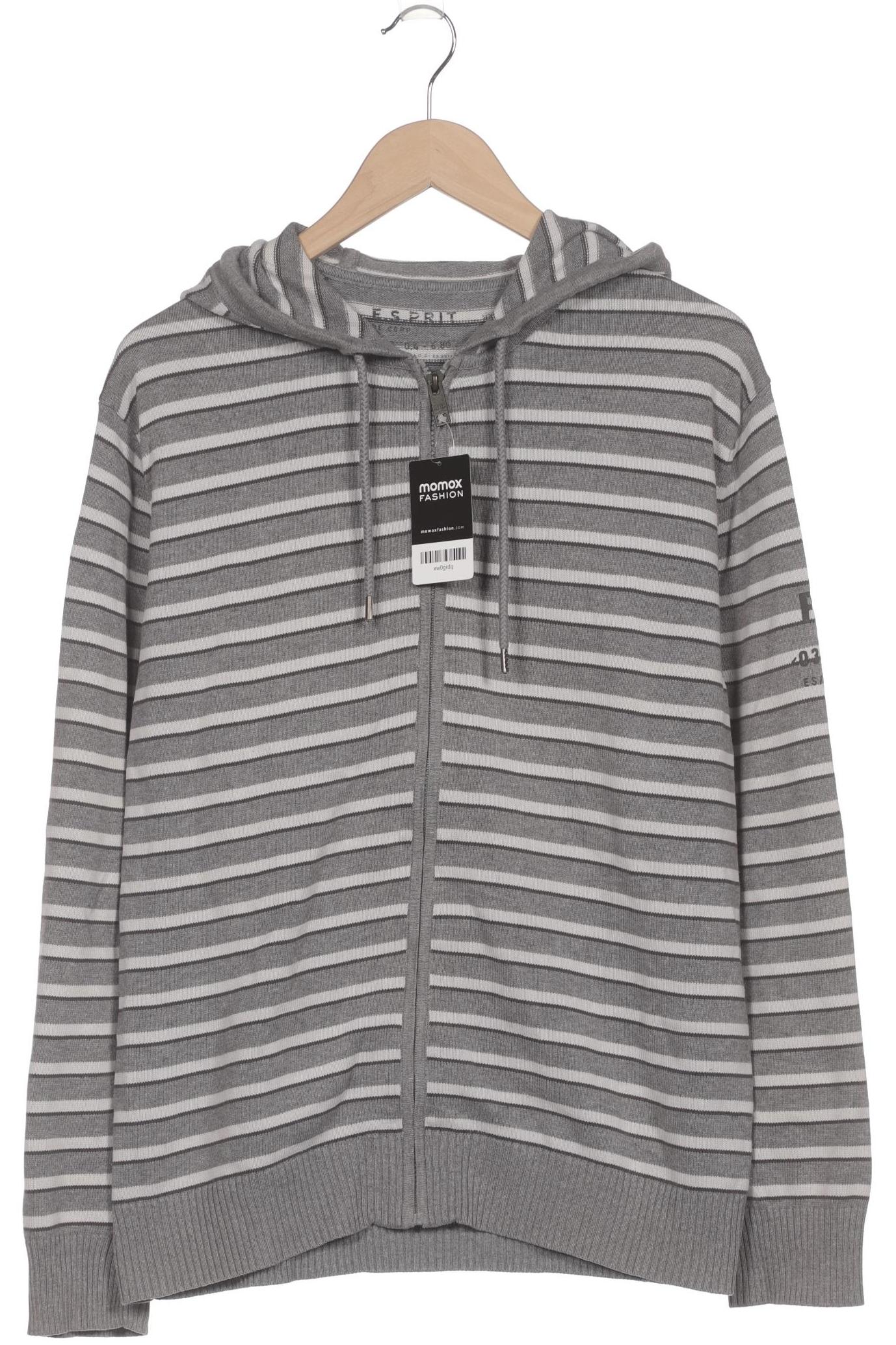 

Esprit Herren Kapuzenpullover, grau, Gr. 52