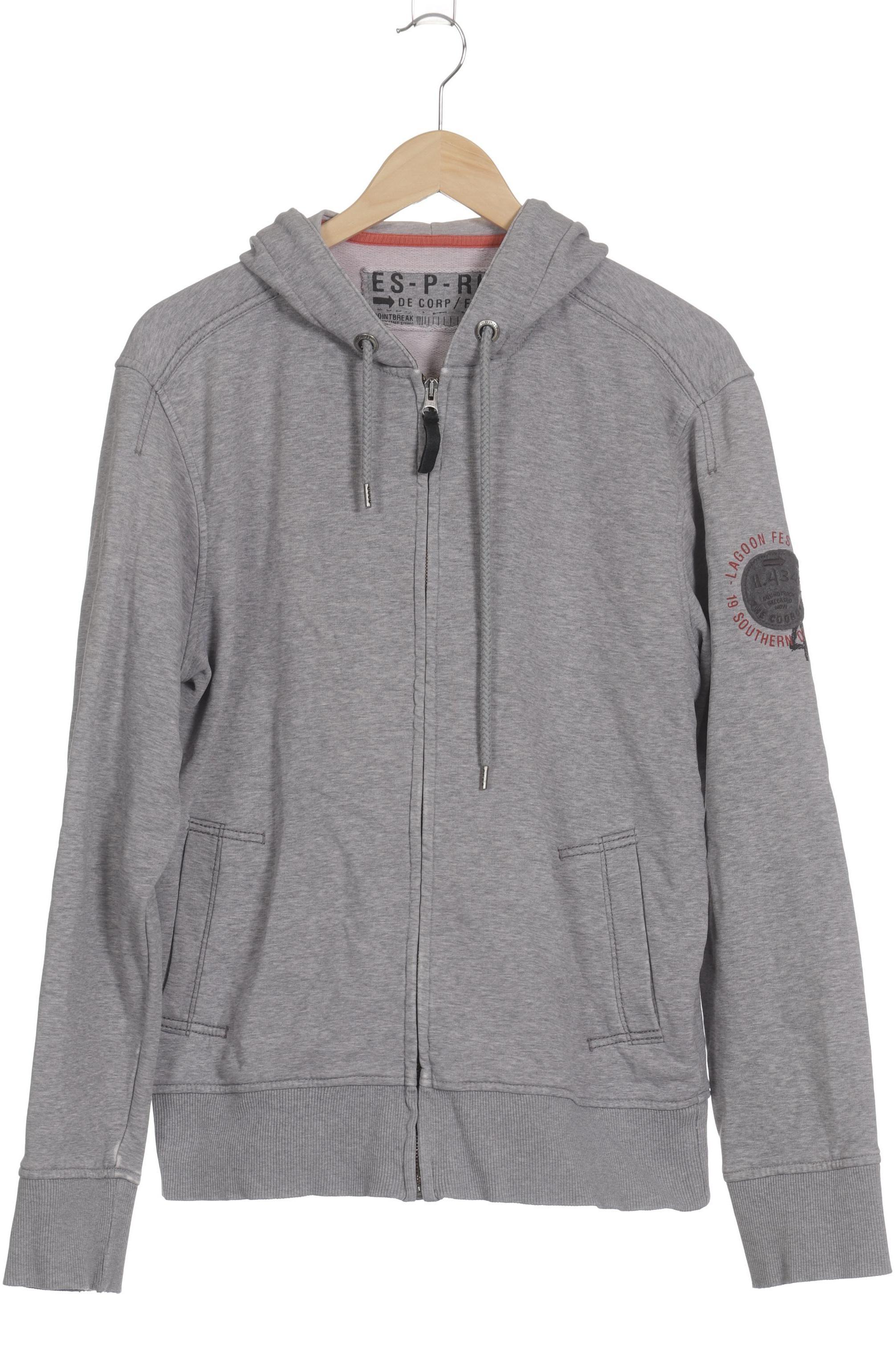 

Esprit Herren Kapuzenpullover, grau, Gr. 52