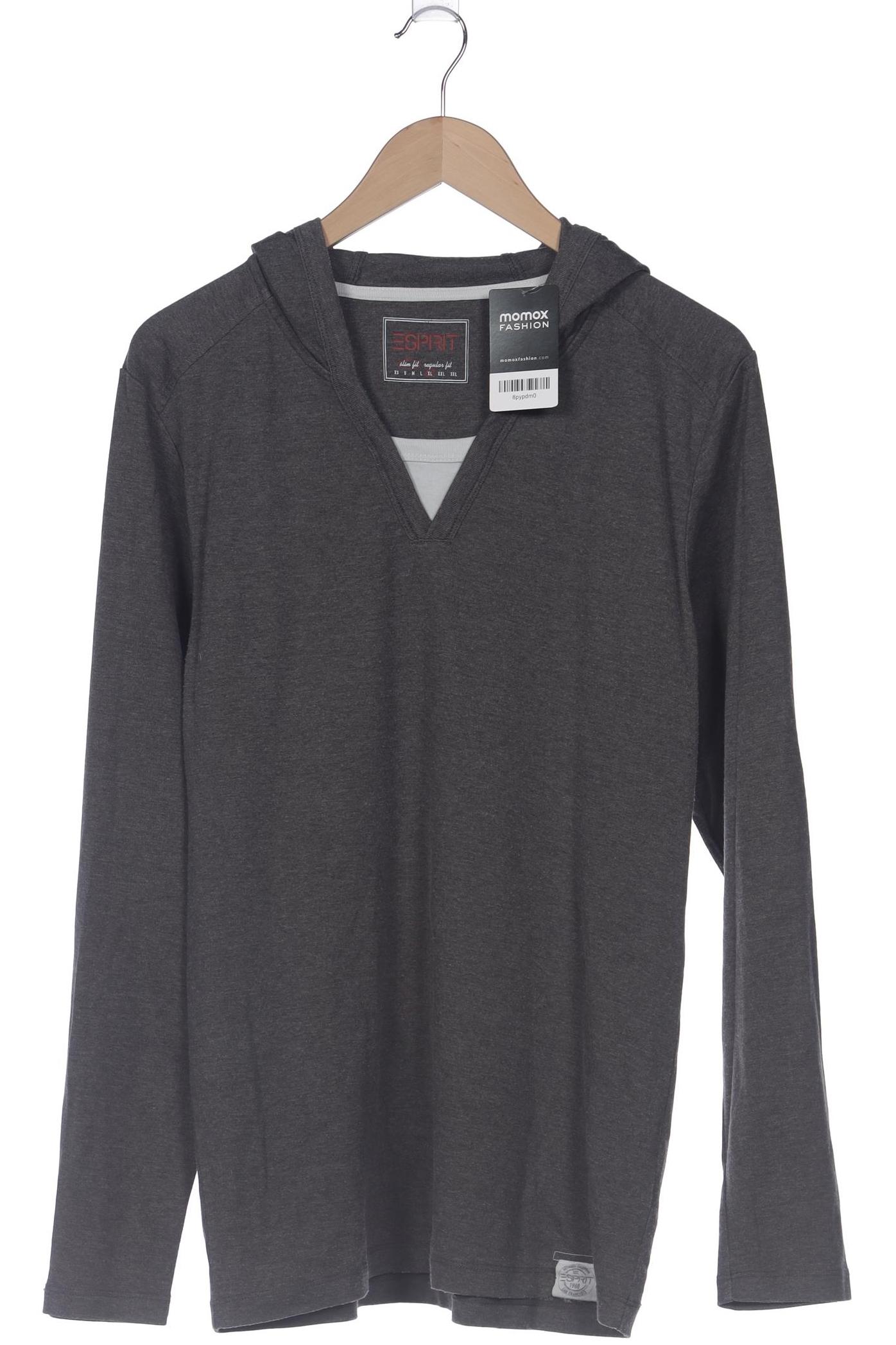 

Esprit Herren Kapuzenpullover, grau, Gr. 54