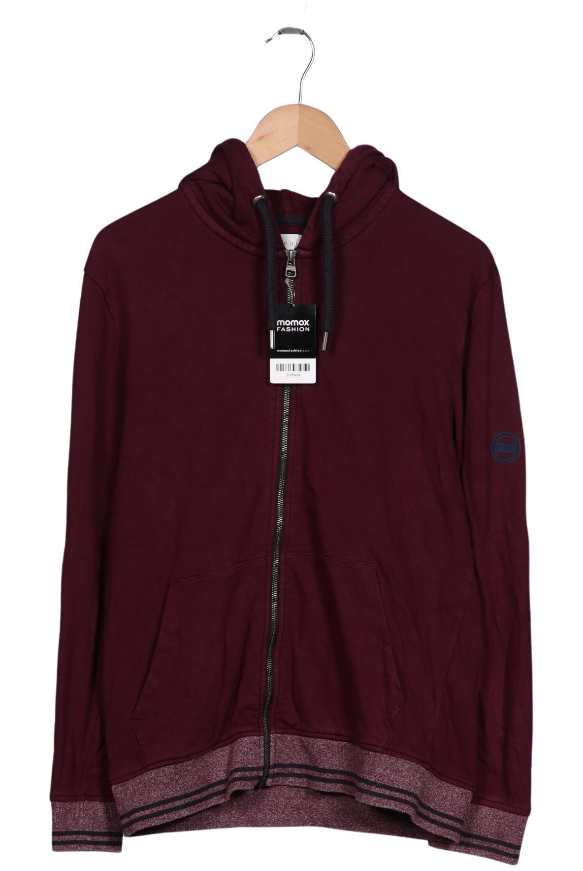 

Esprit Herren Kapuzenpullover, bordeaux, Gr. 48