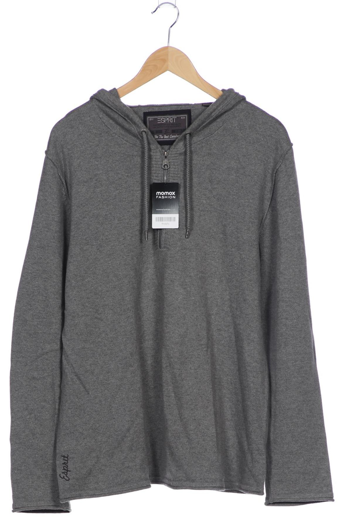 

Esprit Herren Kapuzenpullover, grau, Gr. 54