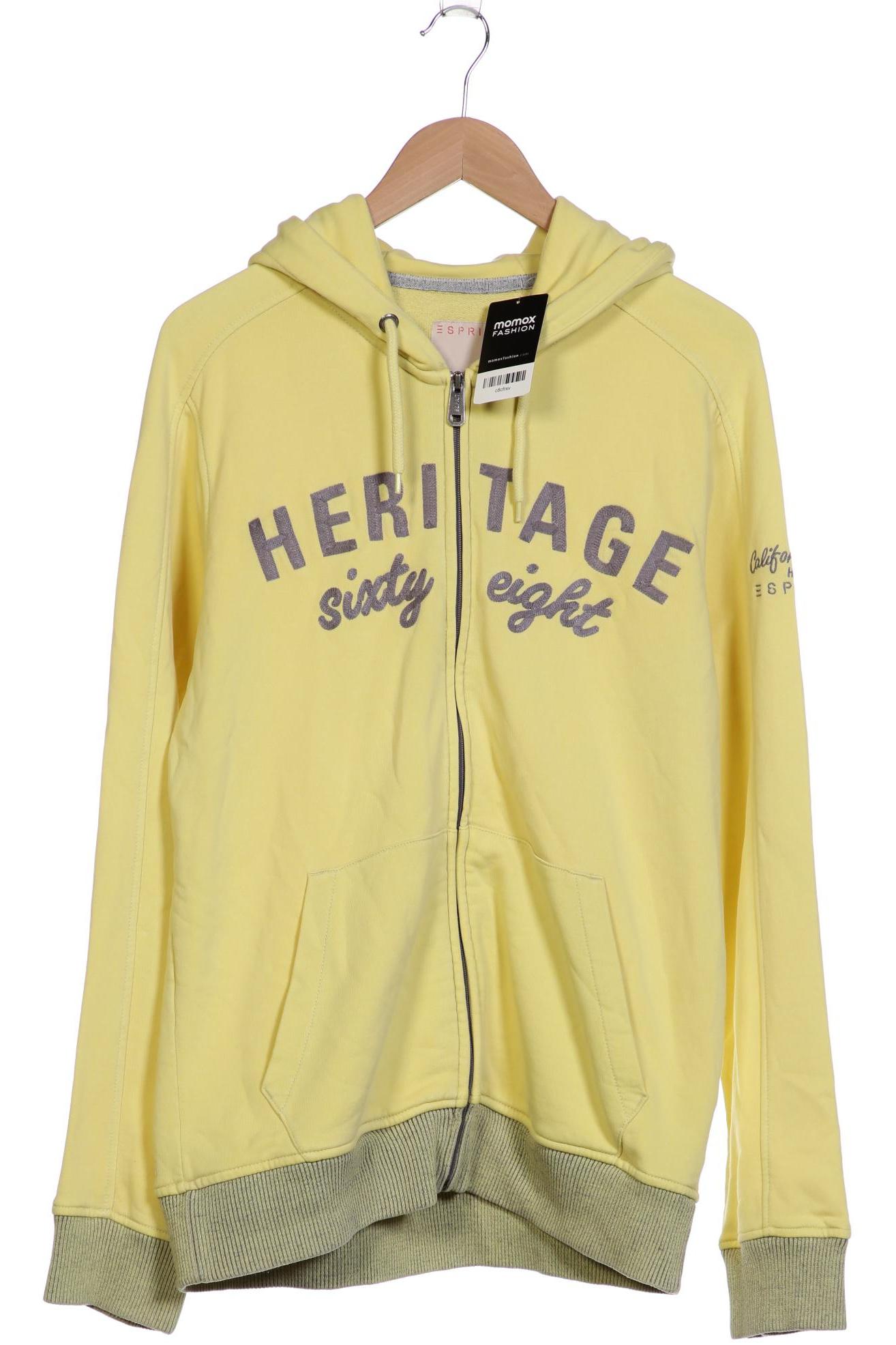 

Esprit Herren Kapuzenpullover, gelb, Gr. 52