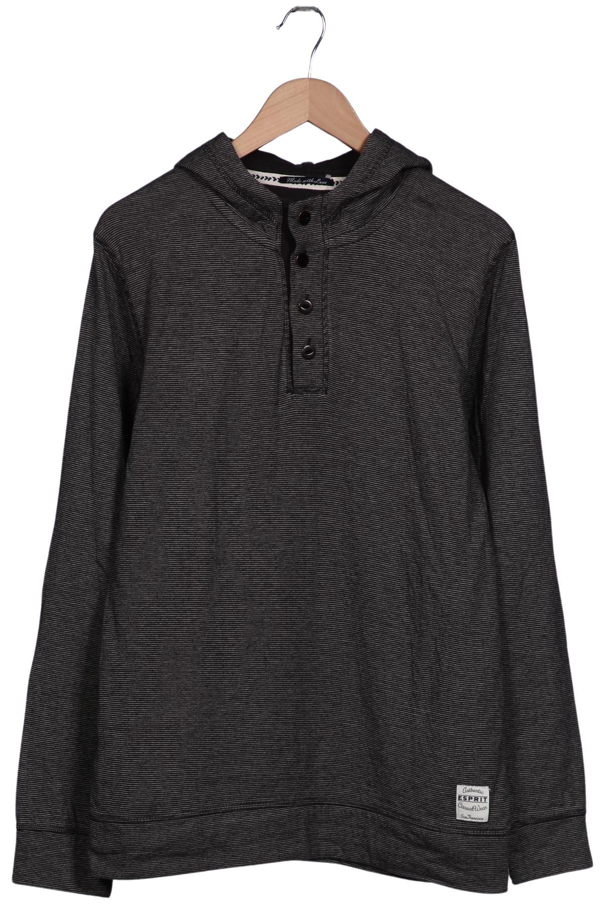 

Esprit Herren Kapuzenpullover, grau, Gr. 52