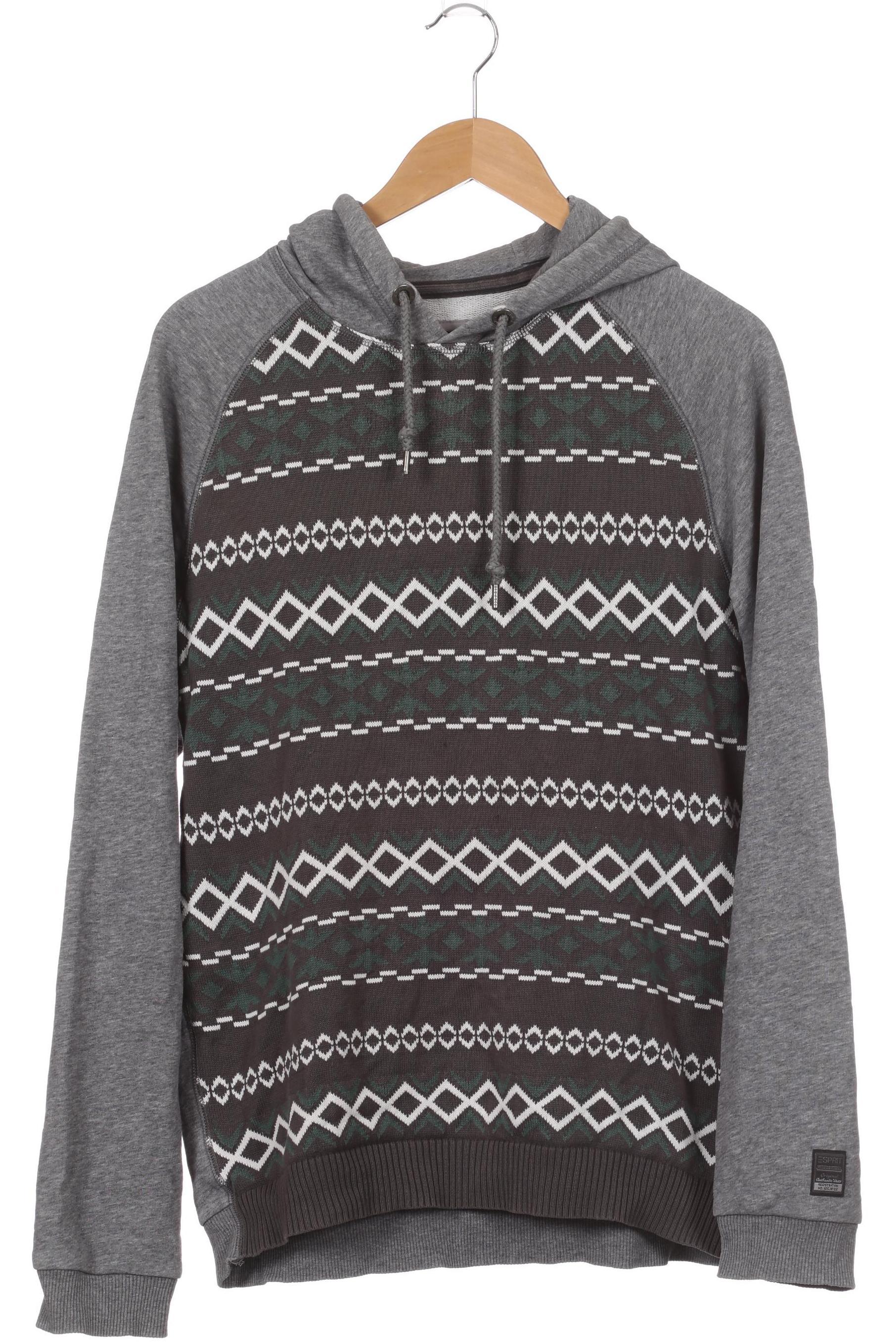 

Esprit Herren Kapuzenpullover, grau, Gr. 52