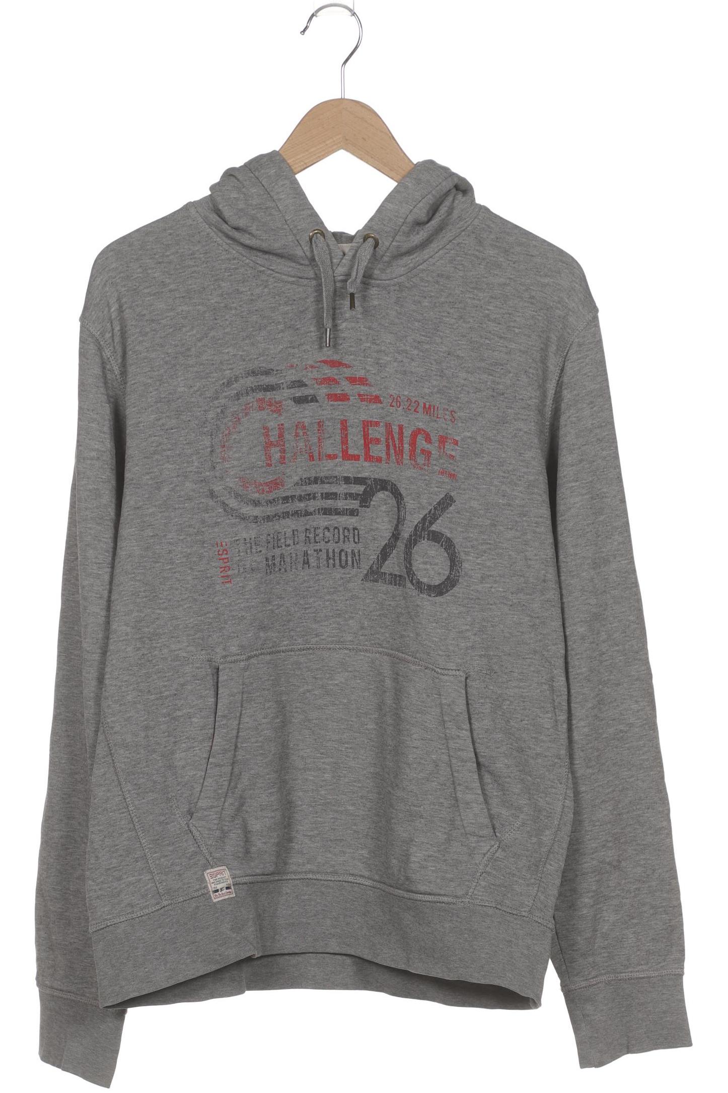 

Esprit Herren Kapuzenpullover, grau, Gr. 54