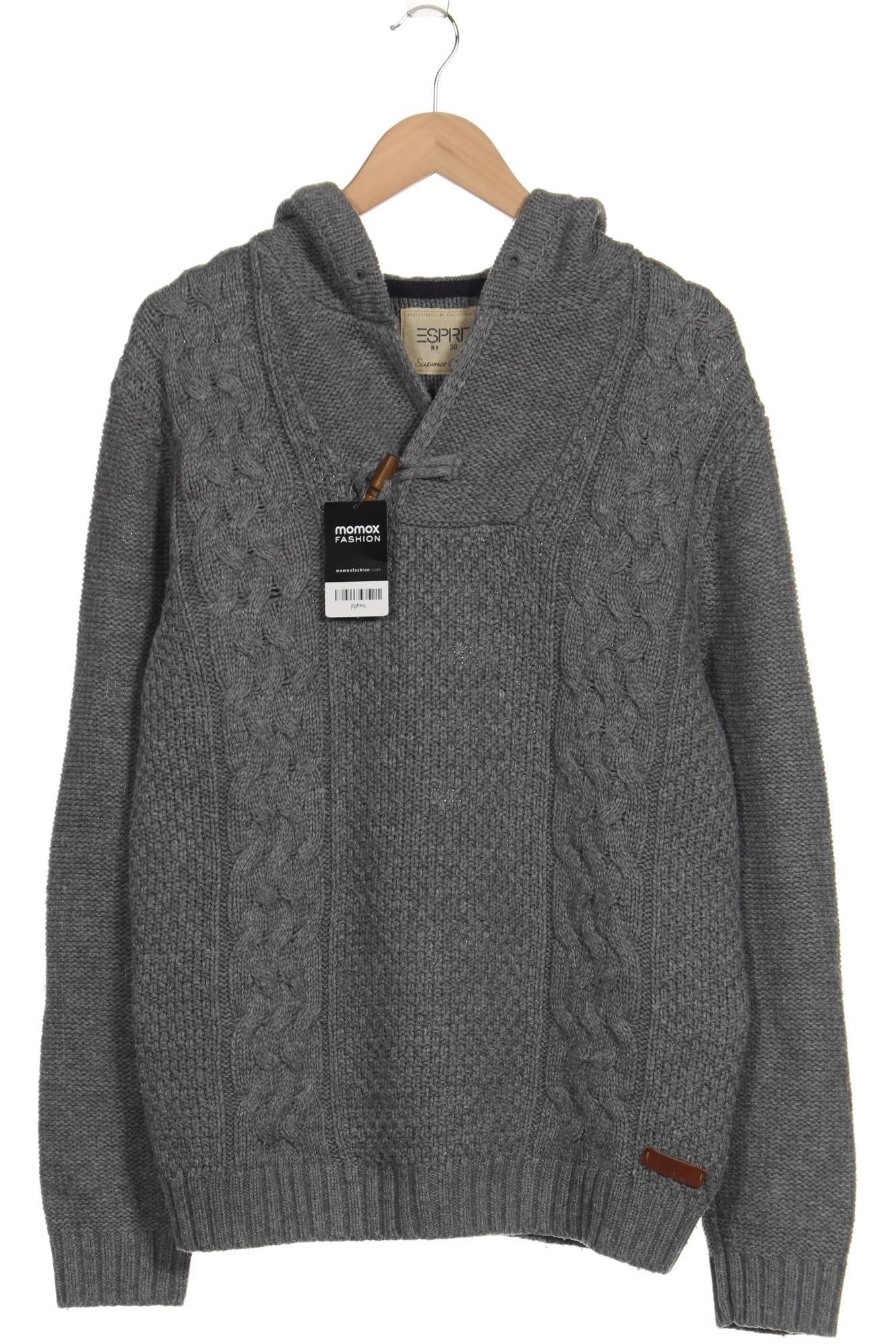 

Esprit Herren Kapuzenpullover, grau, Gr. 52