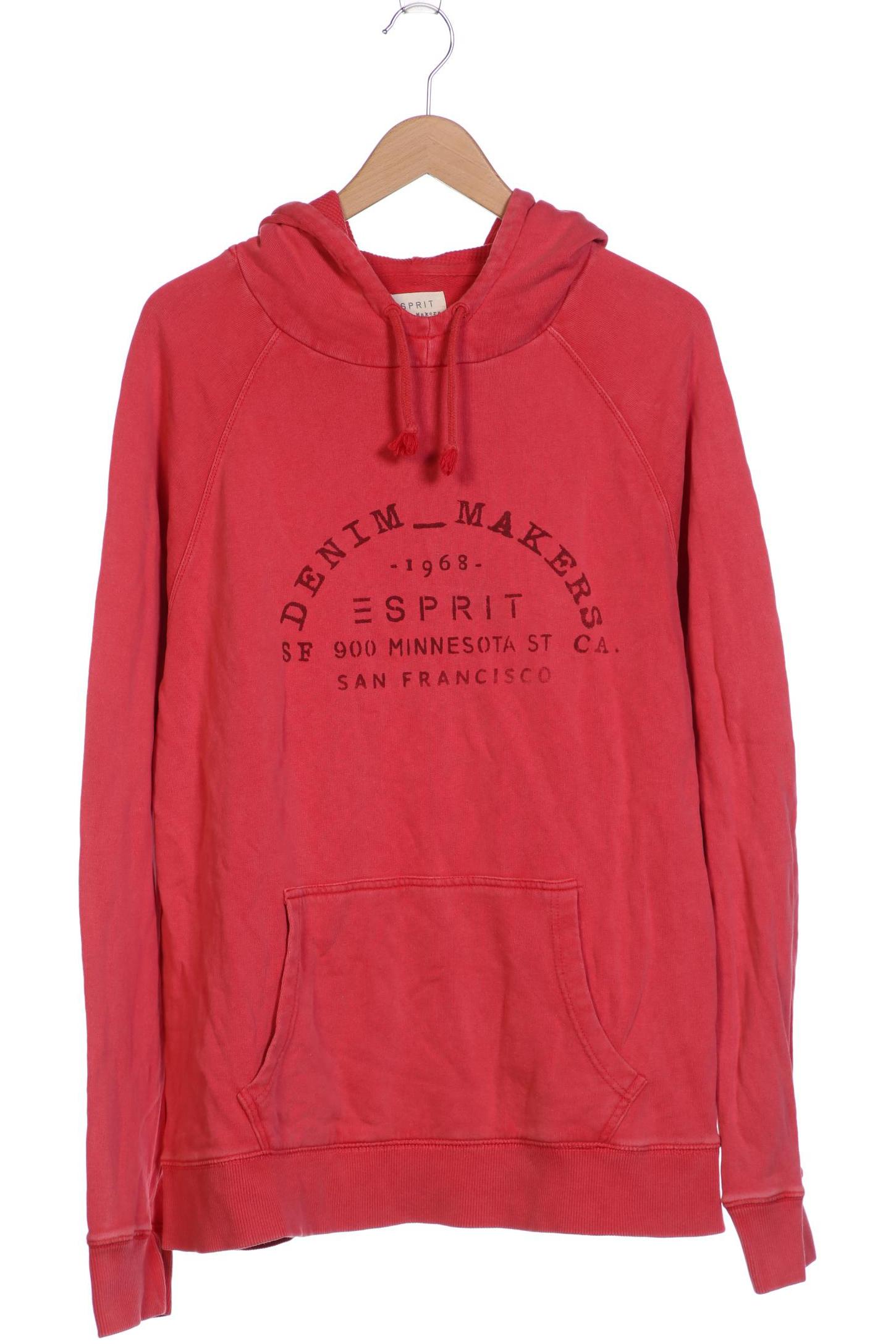 

Esprit Herren Kapuzenpullover, pink, Gr. 54