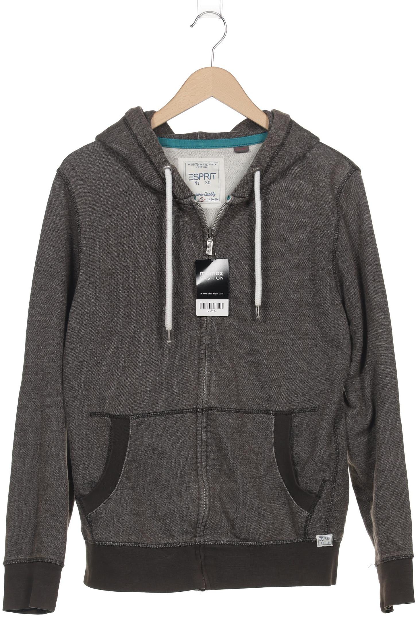 

Esprit Herren Kapuzenpullover, grau, Gr. 48