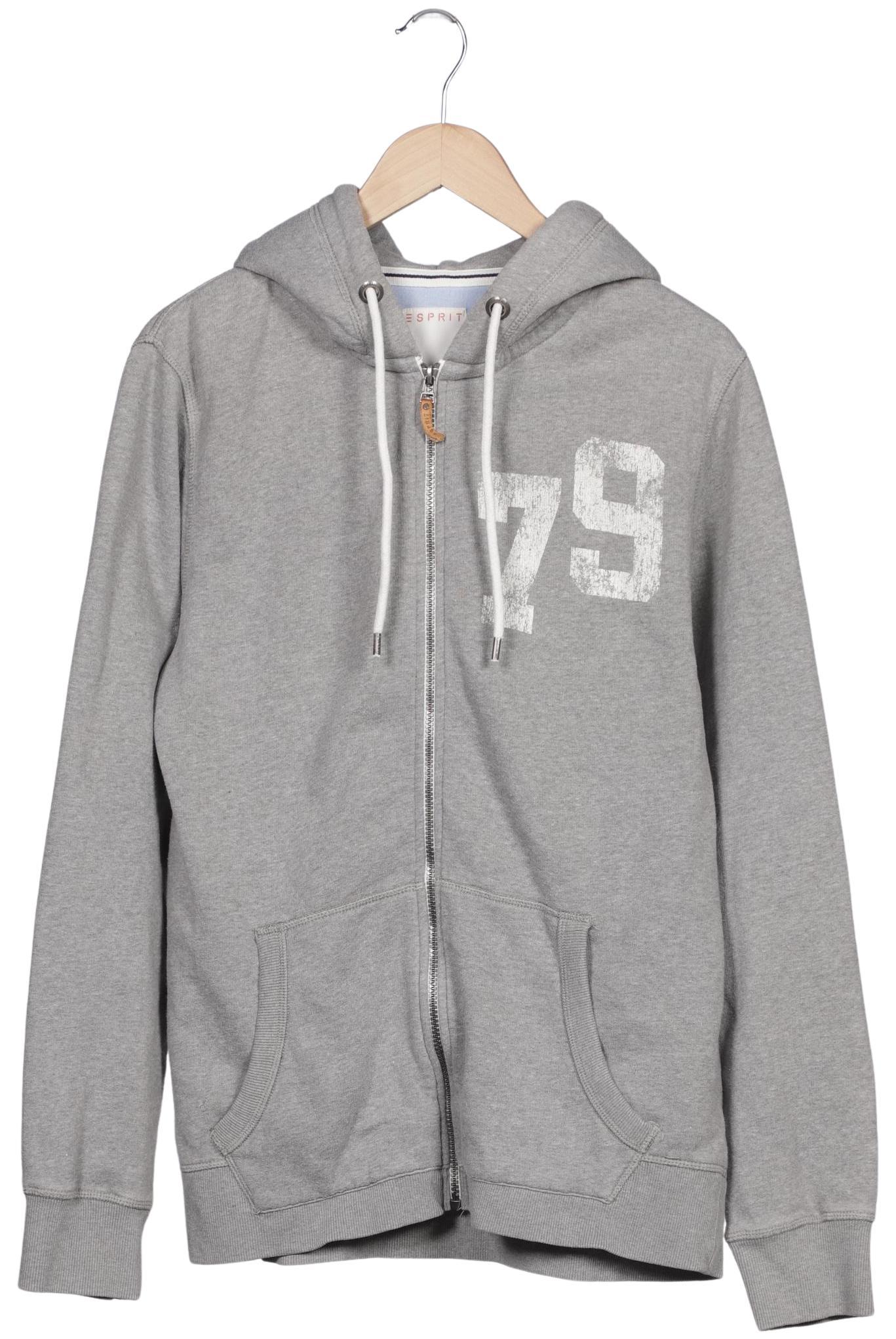 

Esprit Herren Kapuzenpullover, grau, Gr. 54