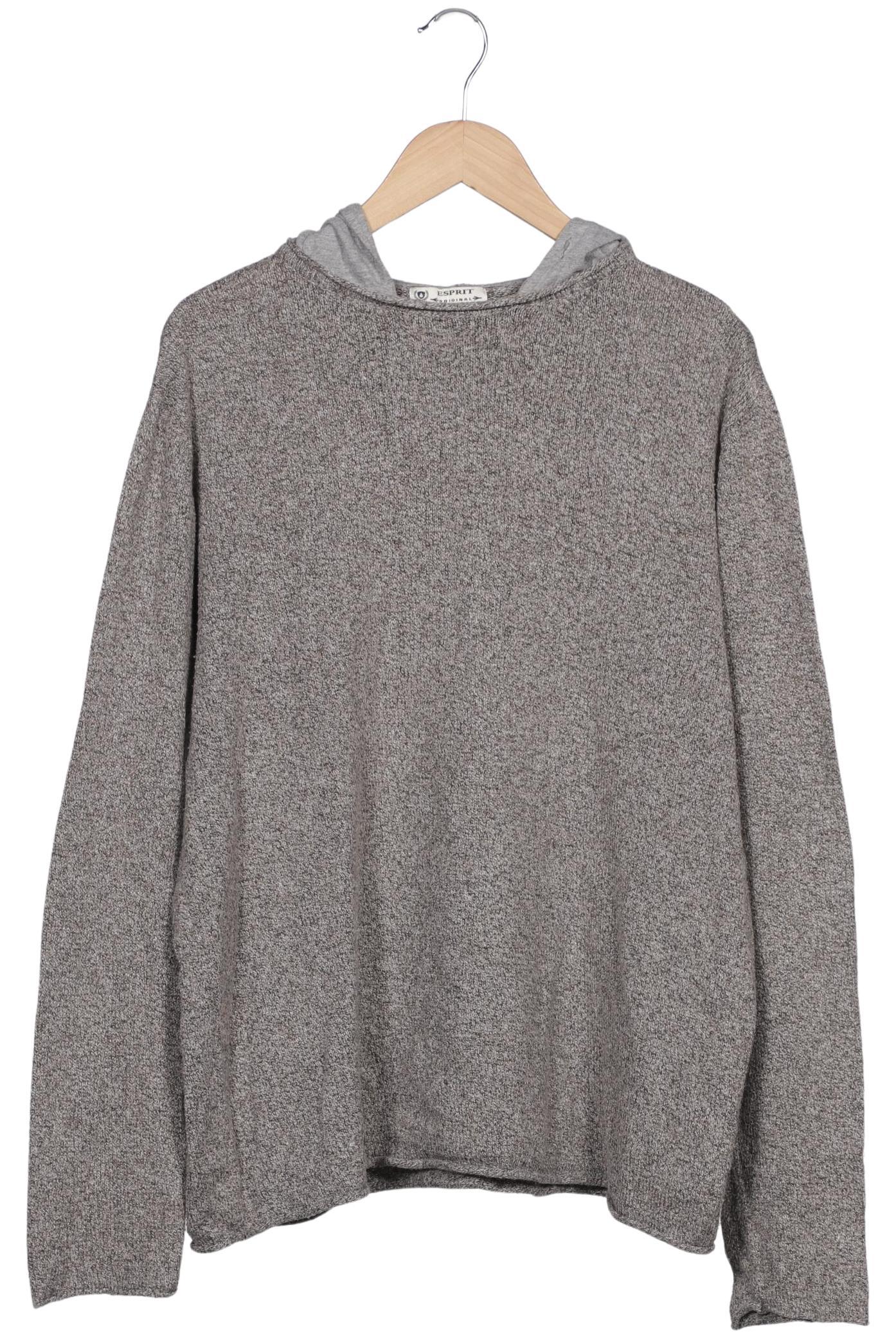 

Esprit Herren Kapuzenpullover, grau, Gr. 58