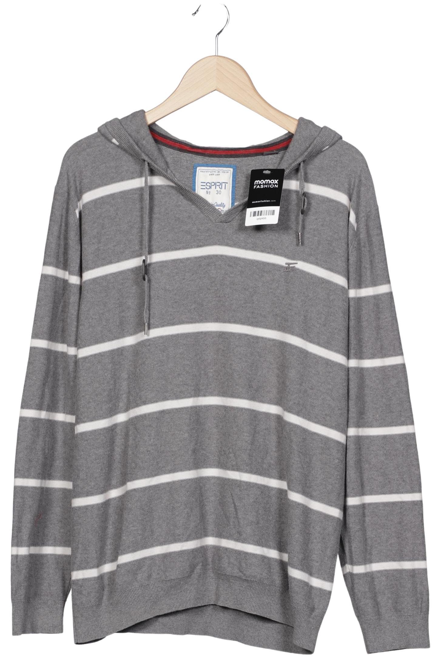 

Esprit Herren Kapuzenpullover, grau, Gr. 54
