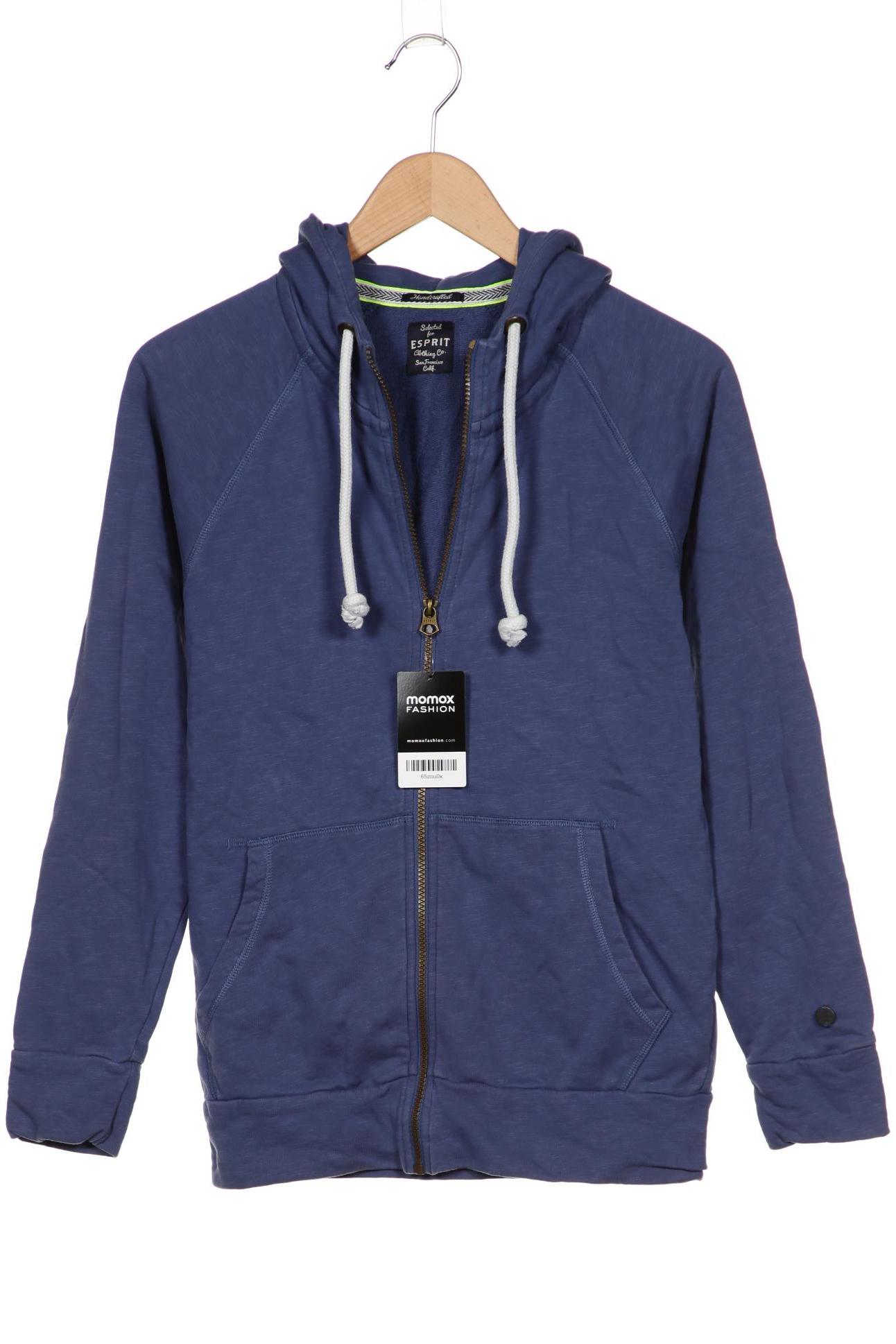 

Esprit Herren Kapuzenpullover, blau, Gr. 48