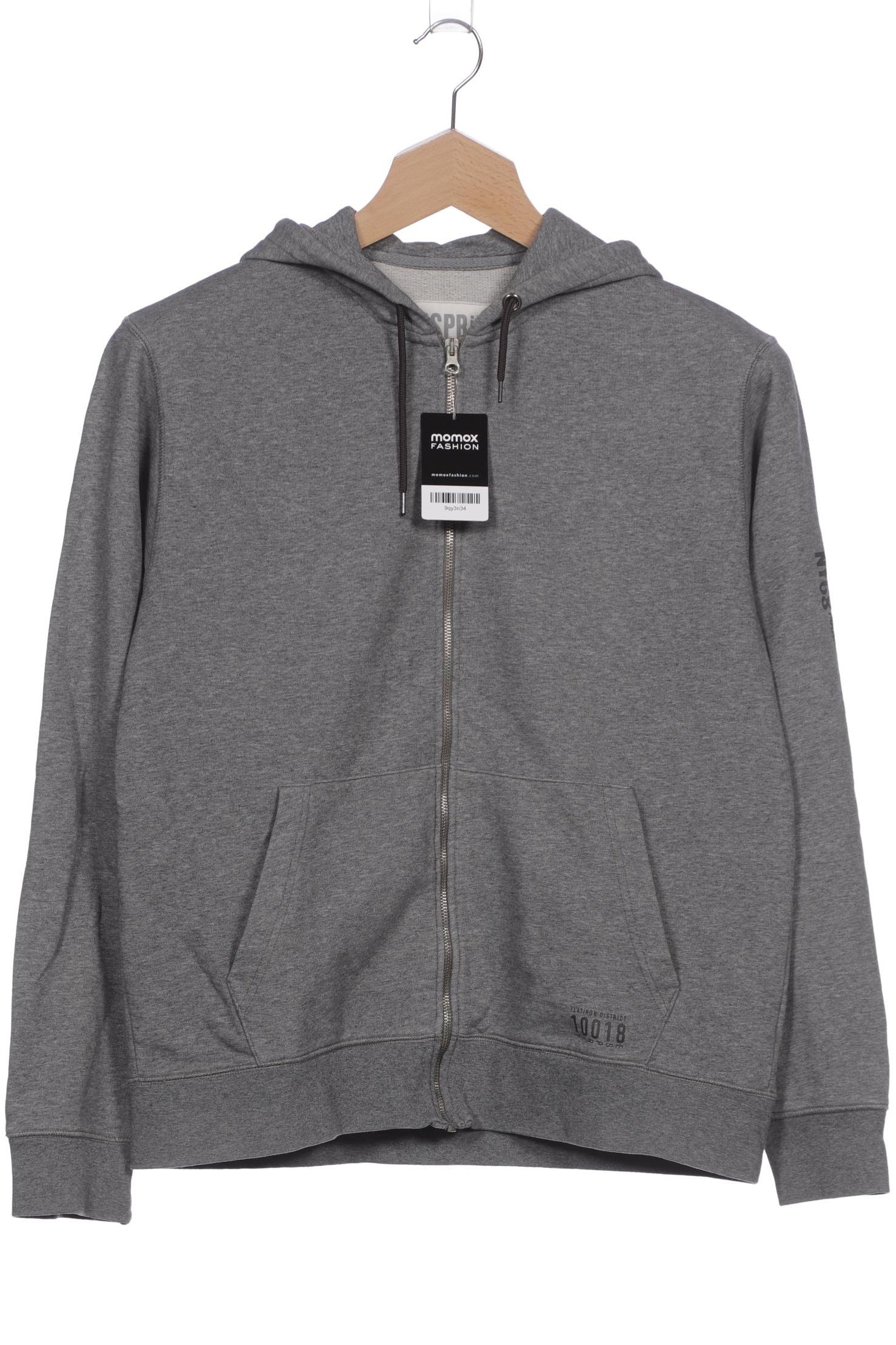 

Esprit Herren Kapuzenpullover, grau, Gr. 54