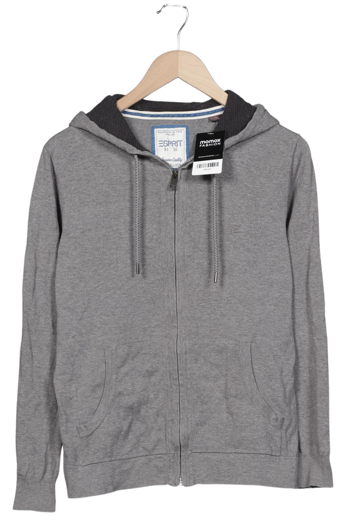 

Esprit Herren Kapuzenpullover, grau, Gr. 46