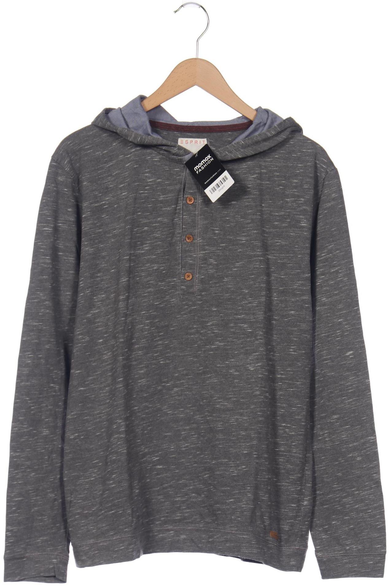 

Esprit Herren Kapuzenpullover, grau, Gr. 52