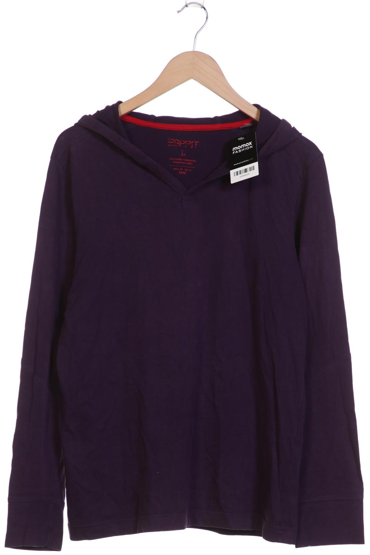 

Esprit Herren Kapuzenpullover, flieder, Gr. 52