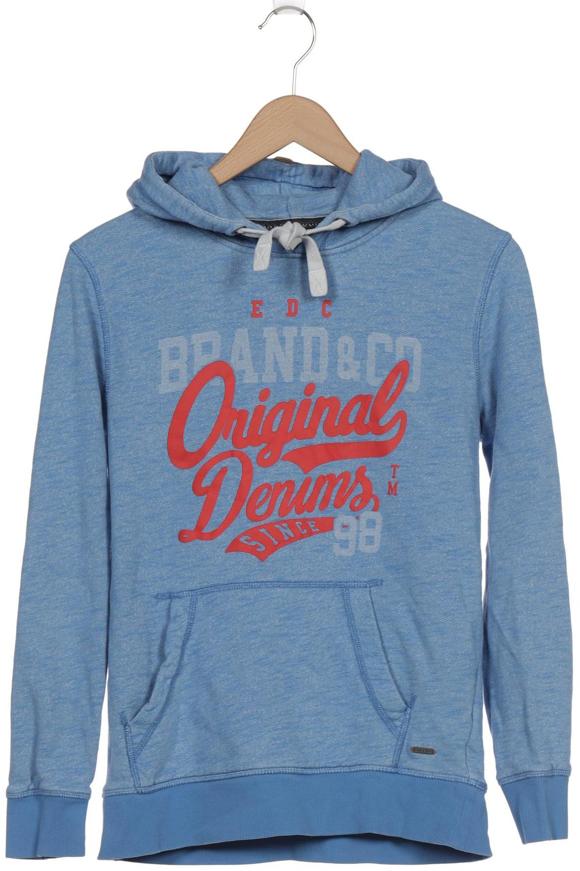 

Esprit Herren Kapuzenpullover, blau, Gr. 48