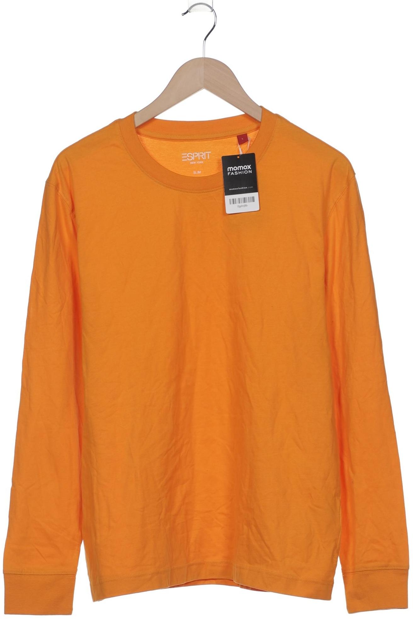 

Esprit Herren Langarmshirt, orange, Gr. 52