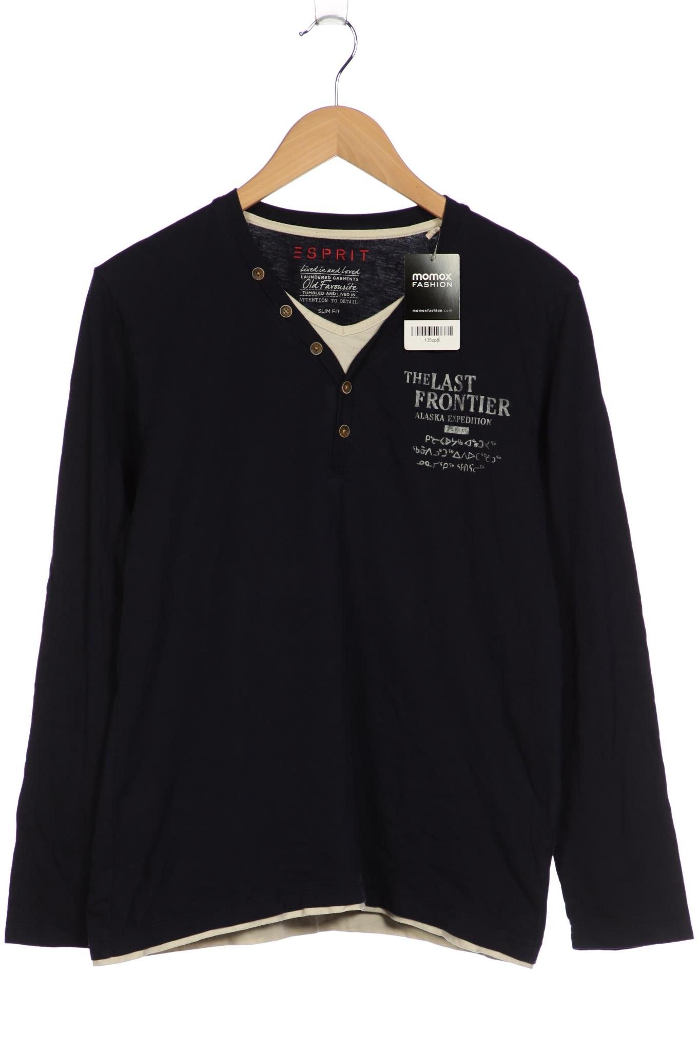 

Esprit Herren Langarmshirt, marineblau, Gr. 52