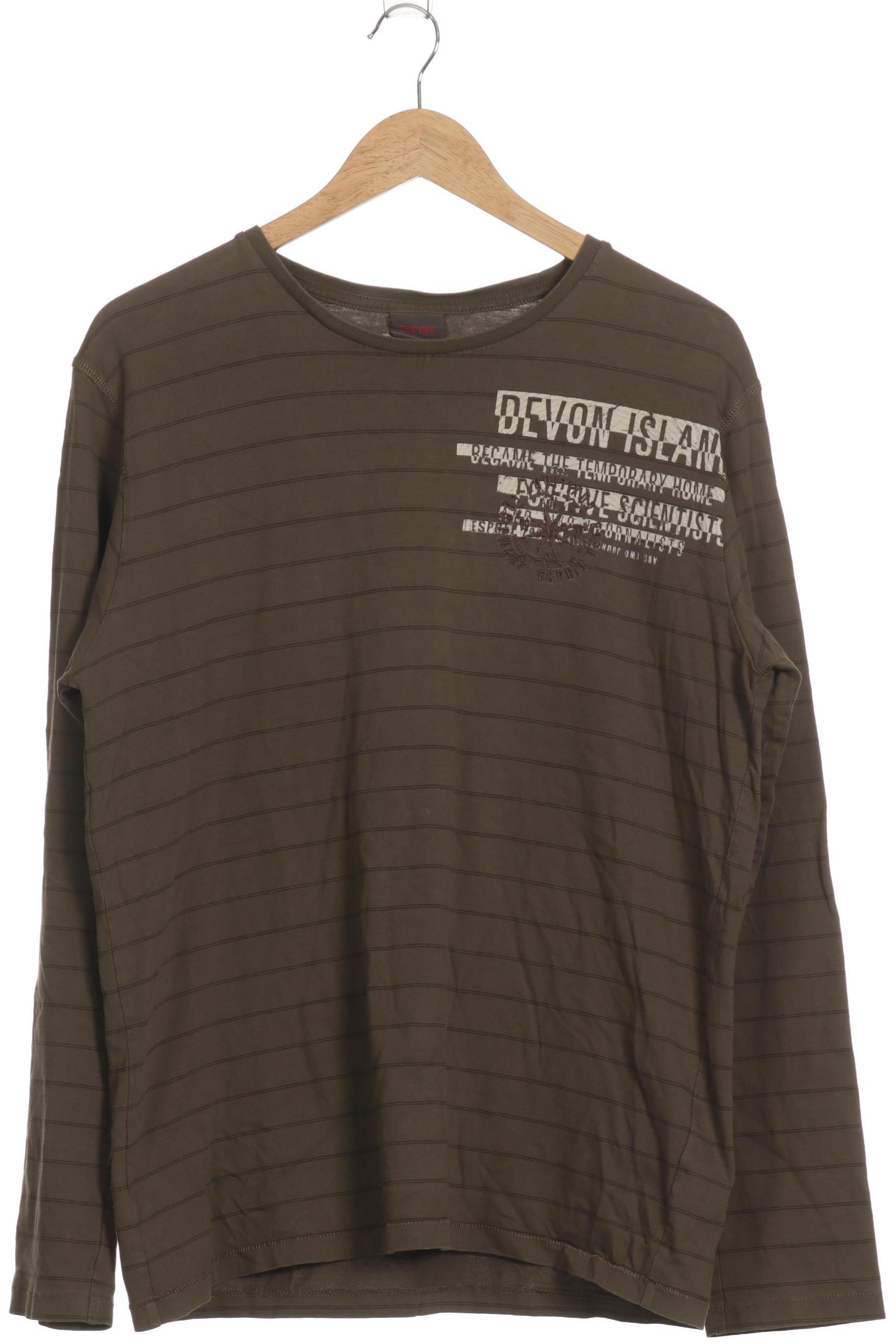 

Esprit Herren Langarmshirt, grün, Gr.