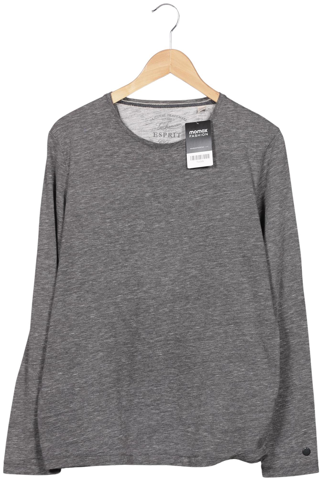 

Esprit Herren Langarmshirt, grau, Gr. 52